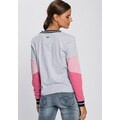 KangaROOS Sweatshirt, im Colorblocking-Design mit Pünktchen