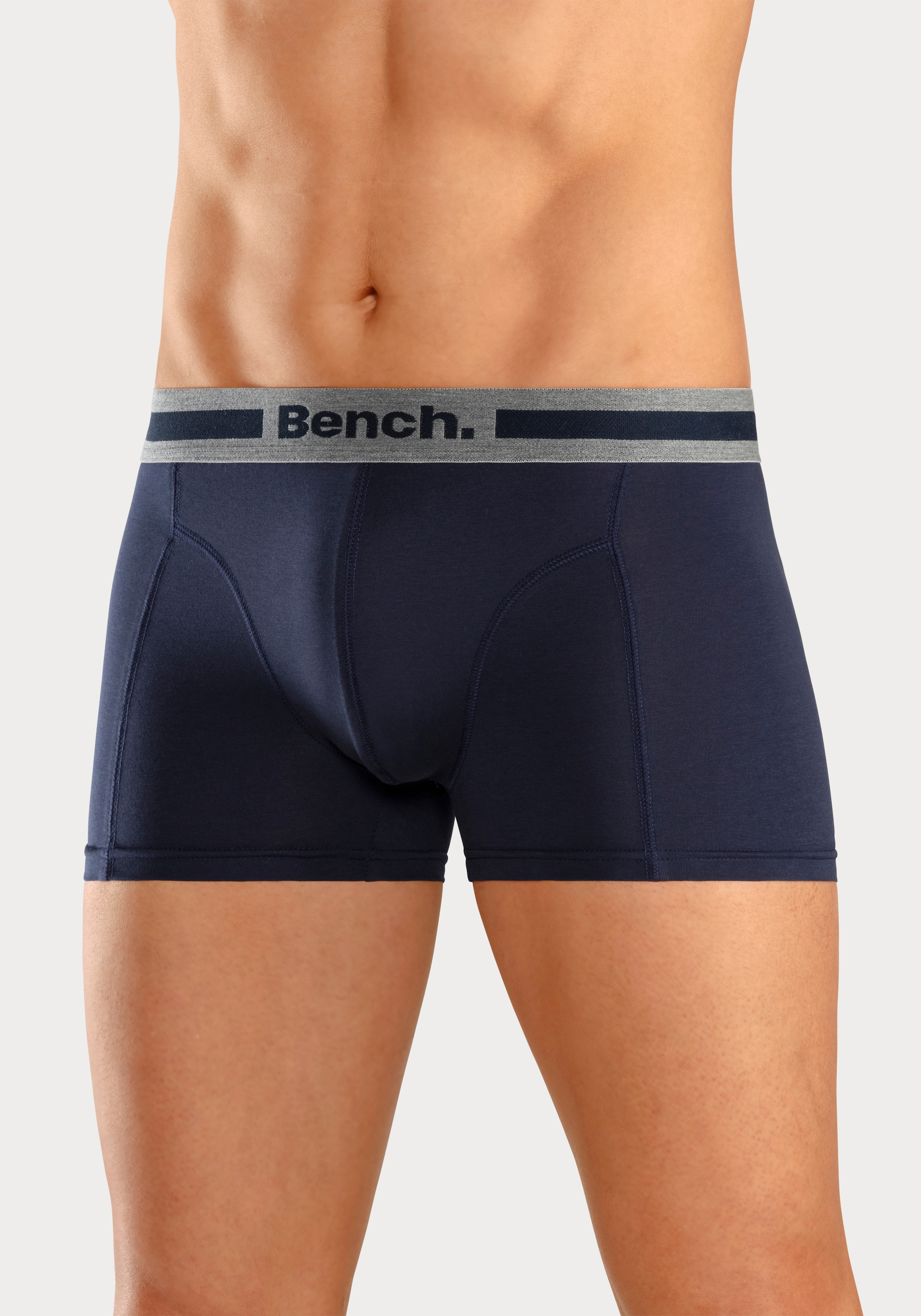 Bench. Boxer »Boxershorts für Herren«, (Packung, 4 St.), mit Overlock-Nähten vorn