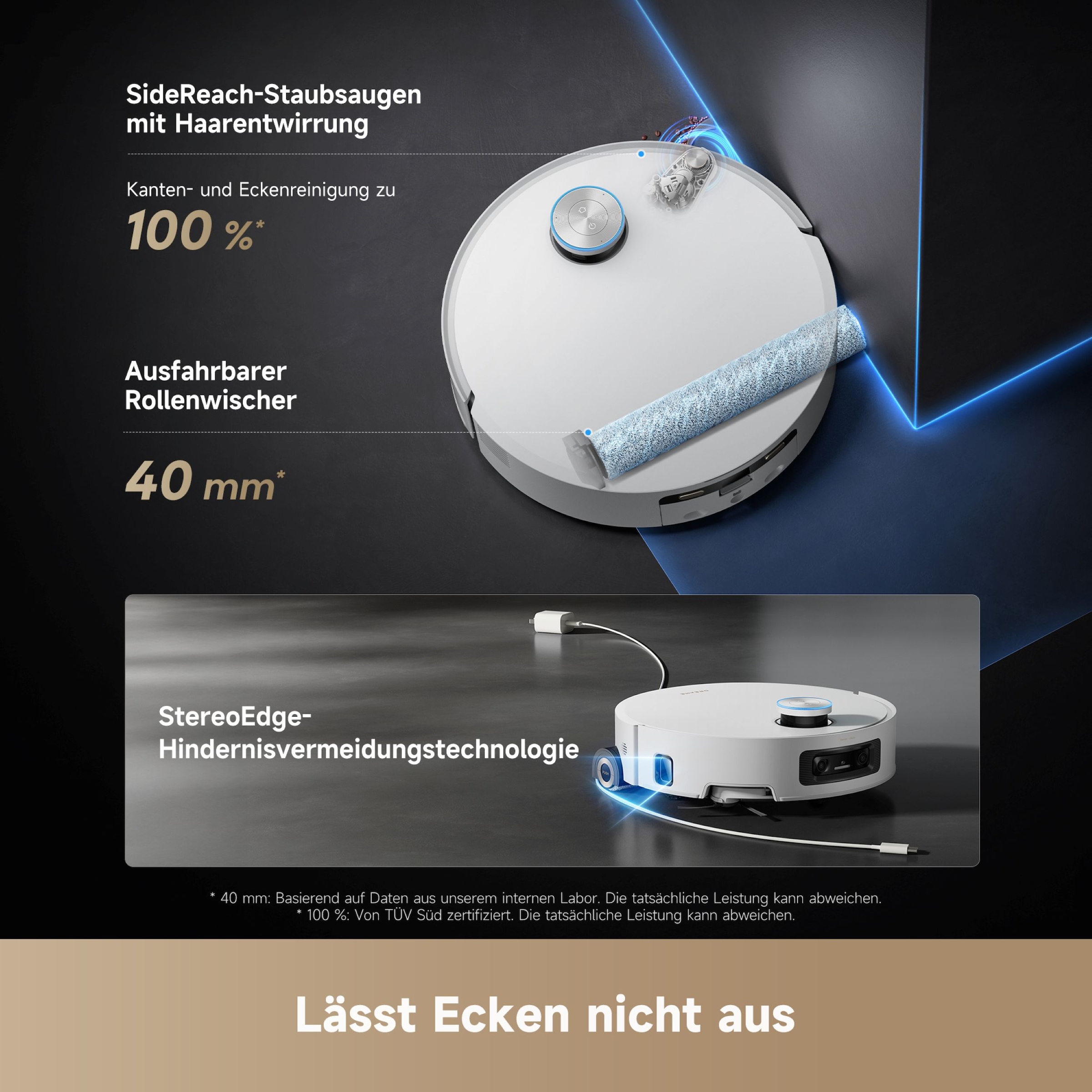 Dreame Nass-Trocken-Saugroboter »Aqua10 Ultra Roller Complete«