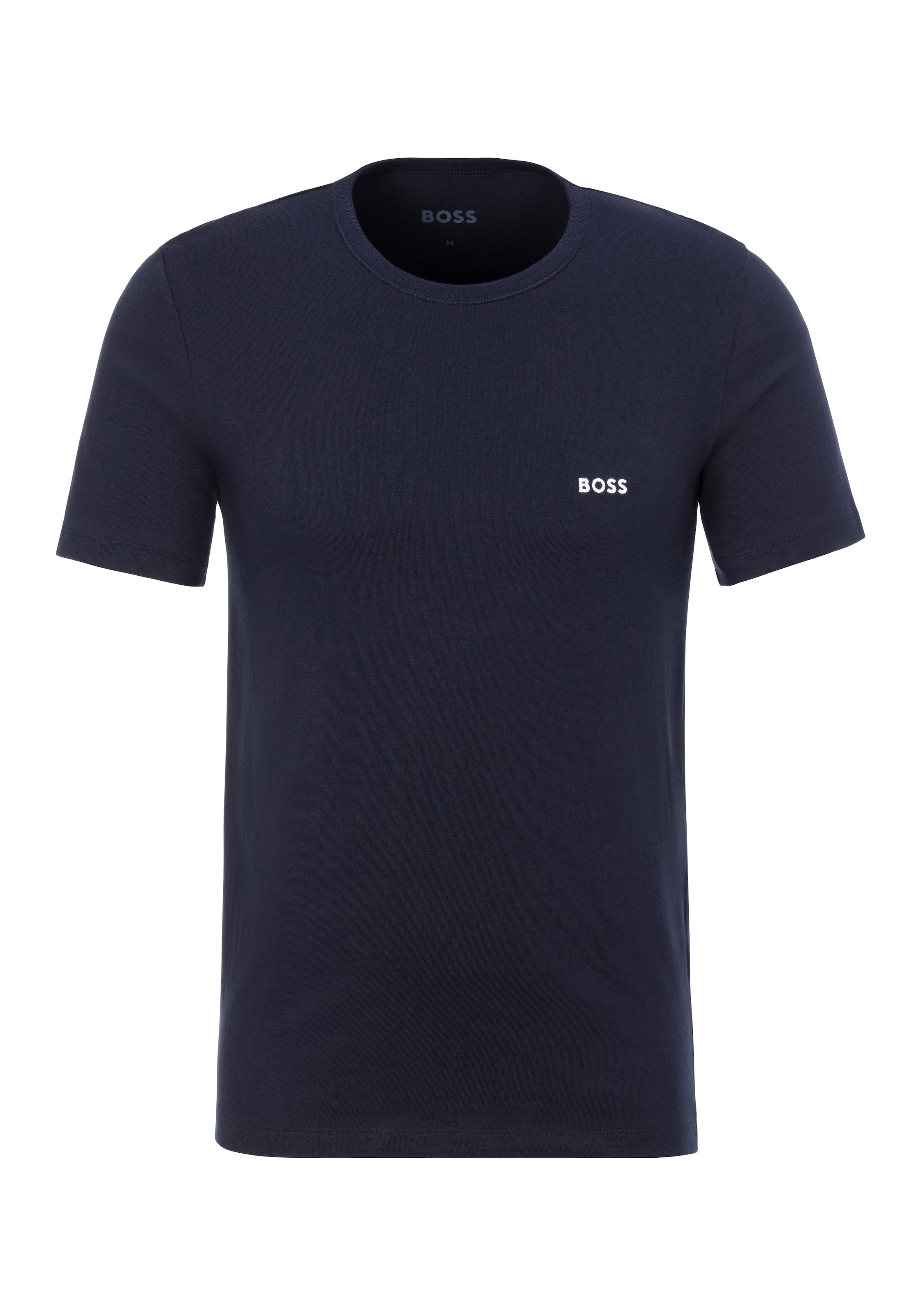 BOSS T-Shirt »TShirtRN 3P Classic«, (Packung, 3 tlg.), mit BOSS Stickerei