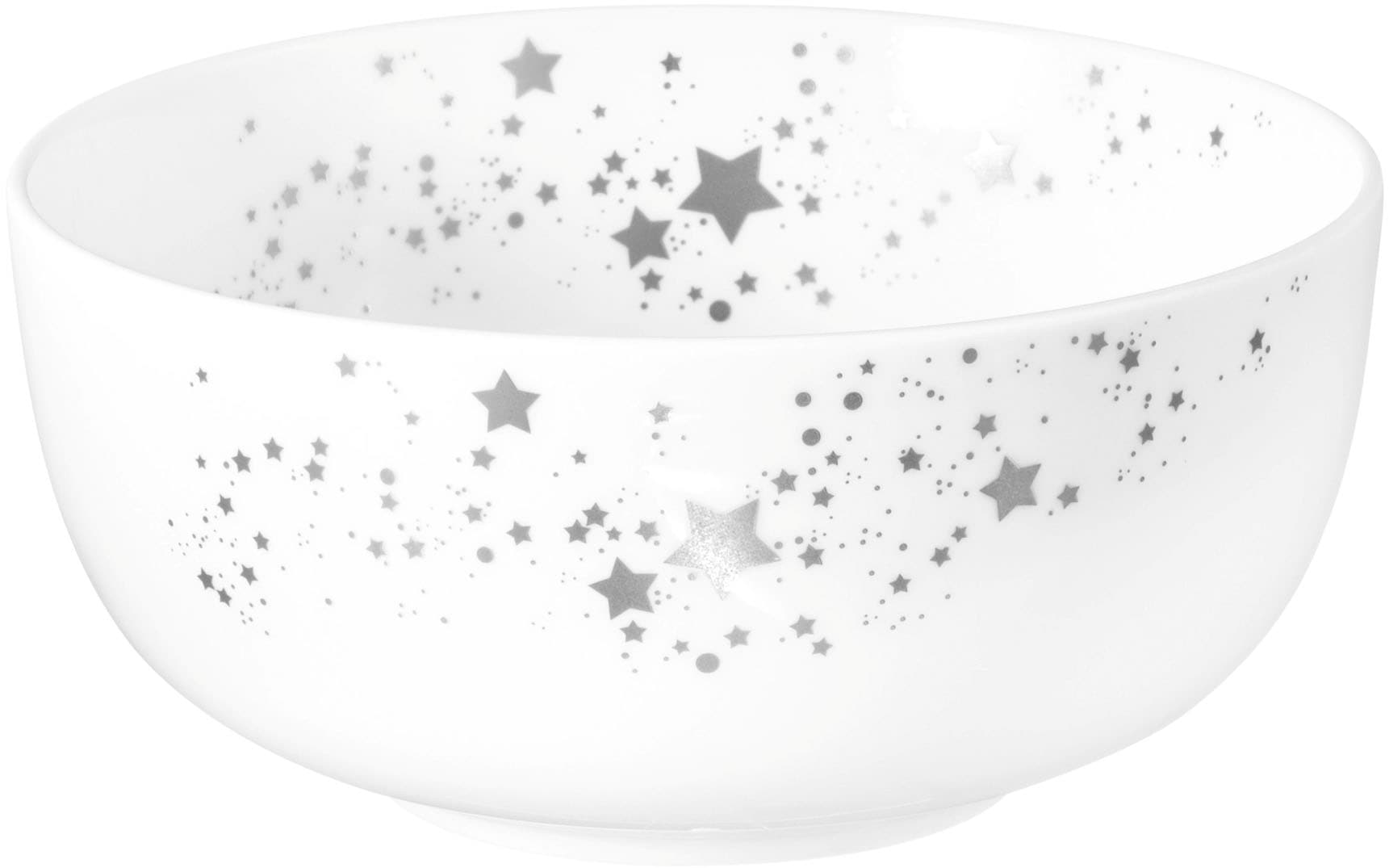 Seltmann Weiden Müslischale »Liberty - Silver Stars«, 1 tlg., aus Porzellan, Schale 15 cm