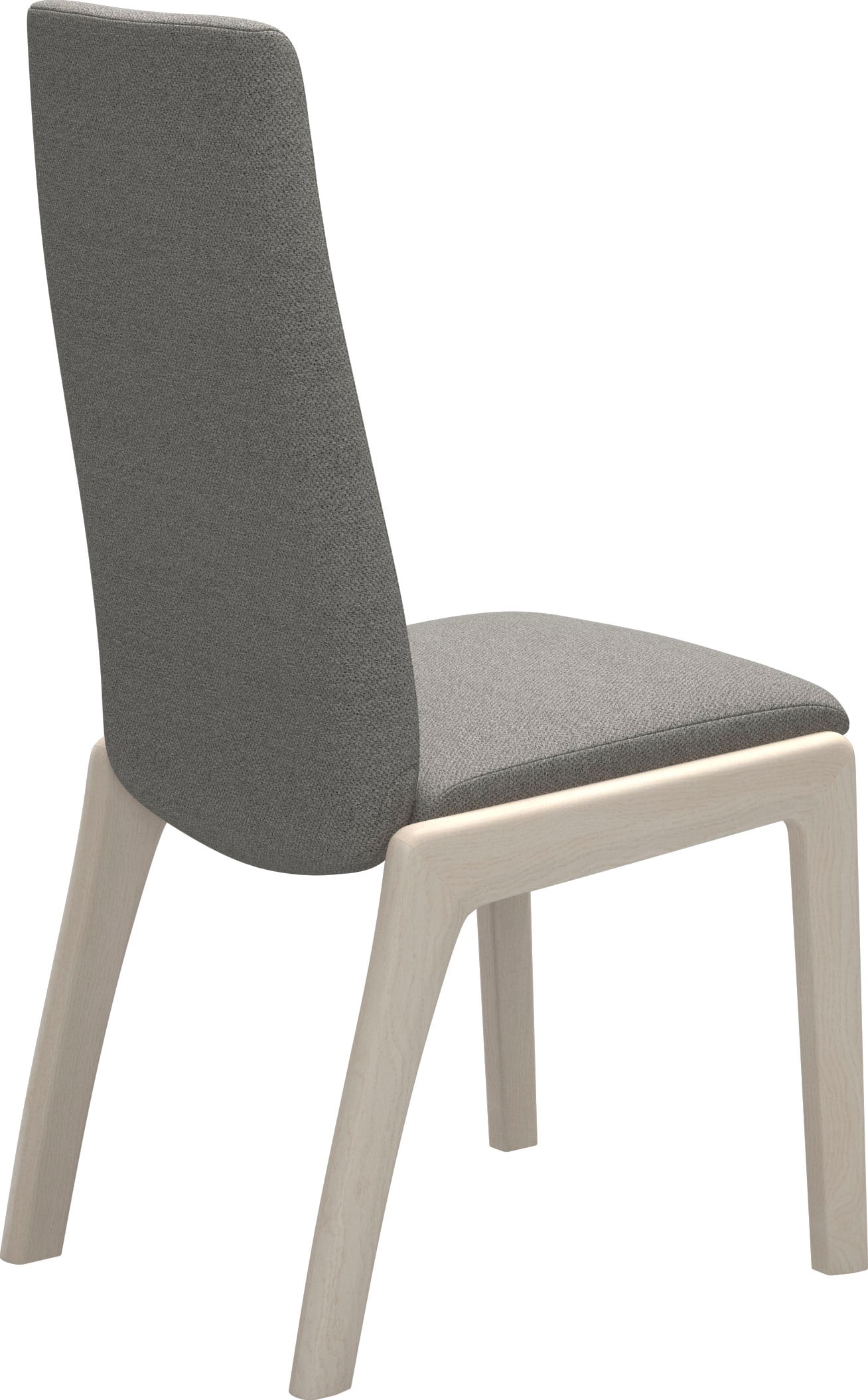 Stressless® Polsterstuhl »Laurel«, ROHLEDER Stoff Q2 FARON, High Back, Größe M, mit abgerundeten Beinen in Eiche gekalkt