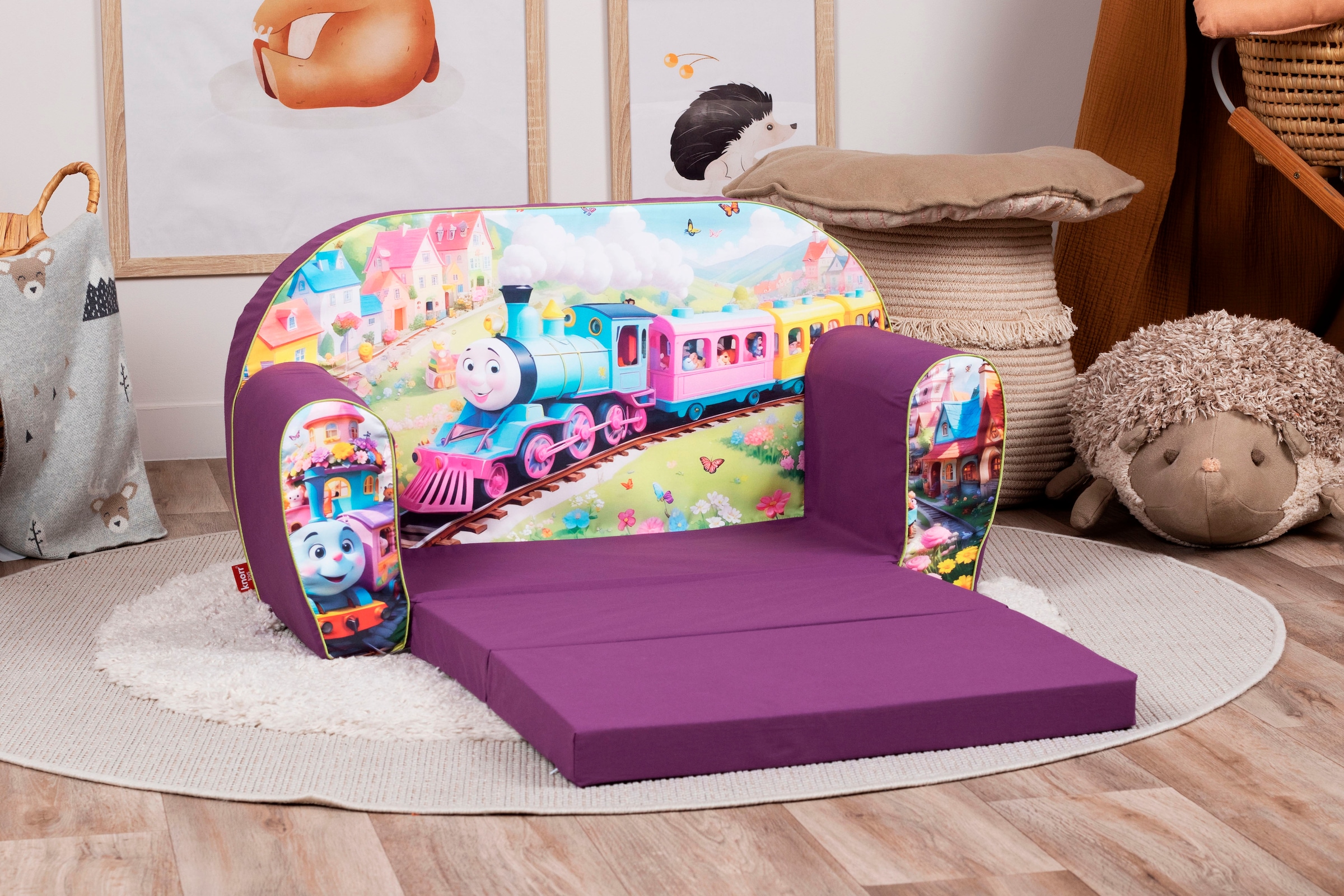 Knorrtoys® Sofa »Happy train«, für Kinder; Made in Europe