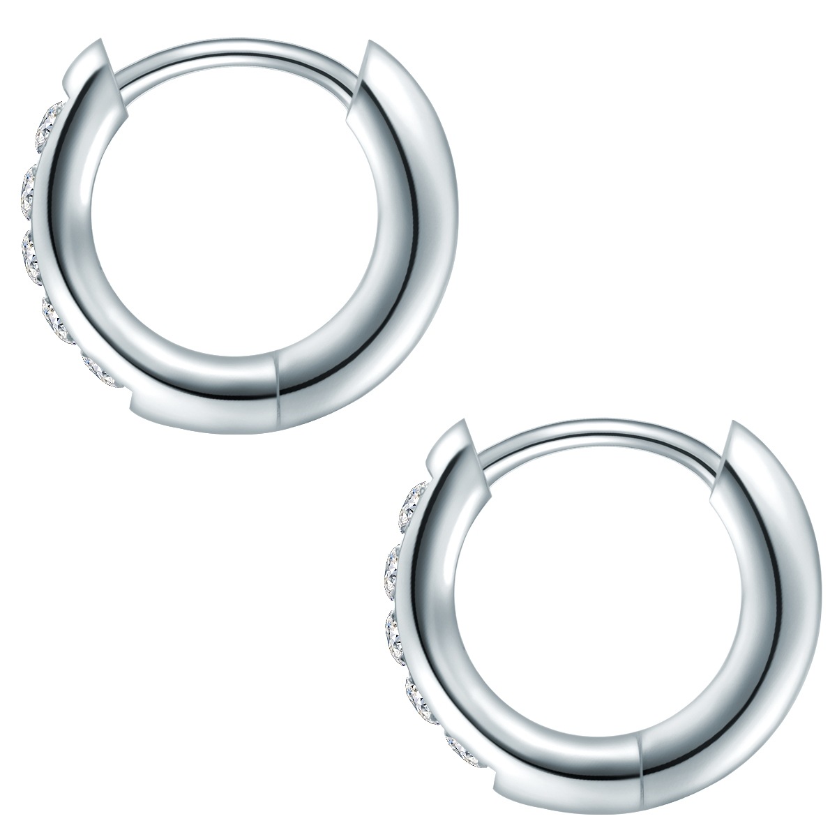 Eastside Paar Creolen »Set: ES469« aus Edelstahl