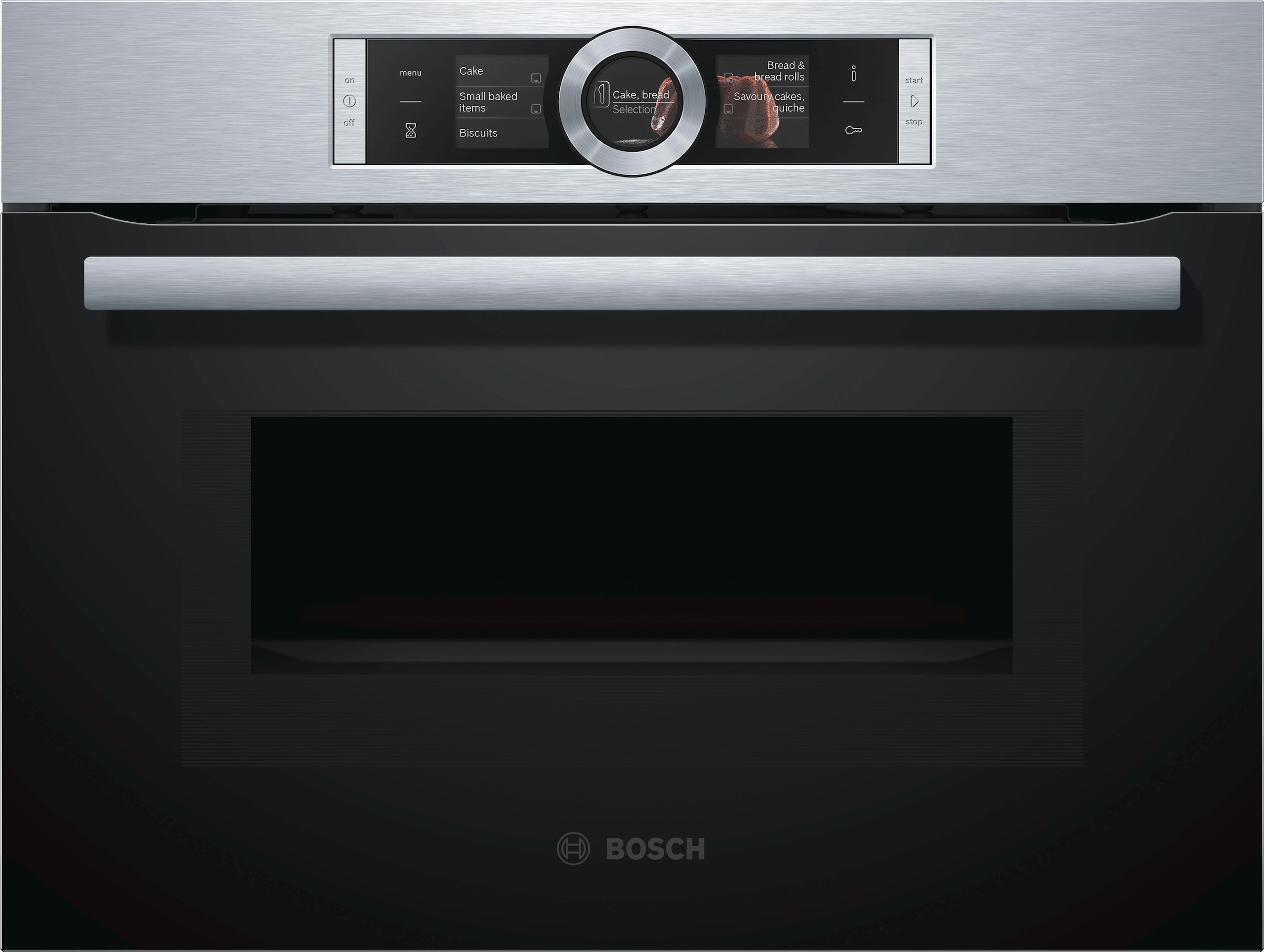 BOSCH Backofen mit Mikrowelle »CMG636BS1«, CMG636BS1, ecoClean Direct