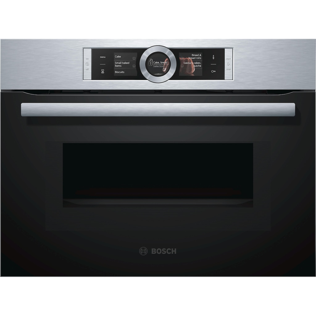 BOSCH Backofen mit Mikrowelle »CMG636BS1«, CMG636BS1, ecoClean Direct