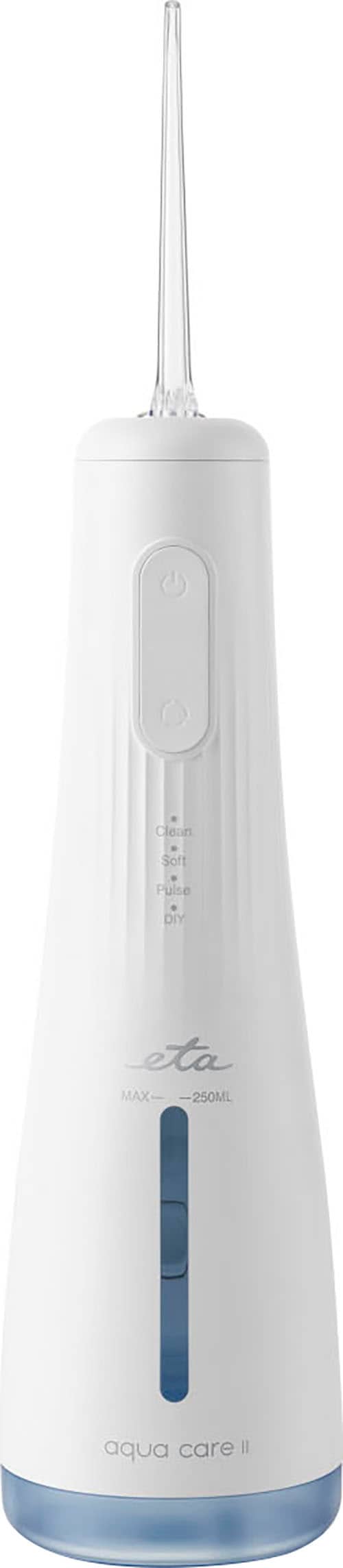 eta Zwischenraumreiniger »Aqua Care II ETA470890000«, 2 St. Aufsteckbürsten, Munddusche für Zuhause, 4 Reinigungsmodi, Li-Ionen Akku