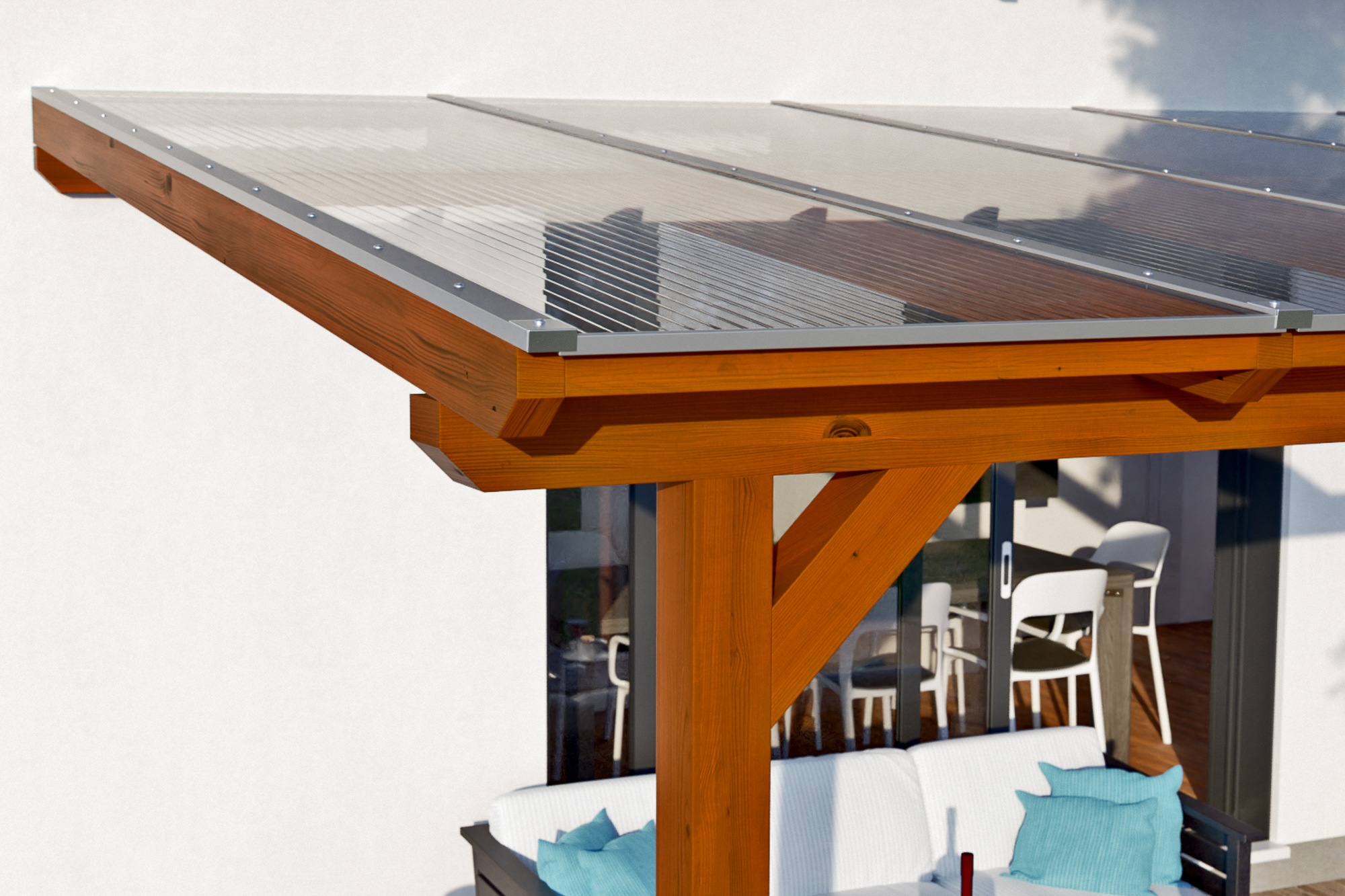 Skanholz Terrassendach »Bormio«