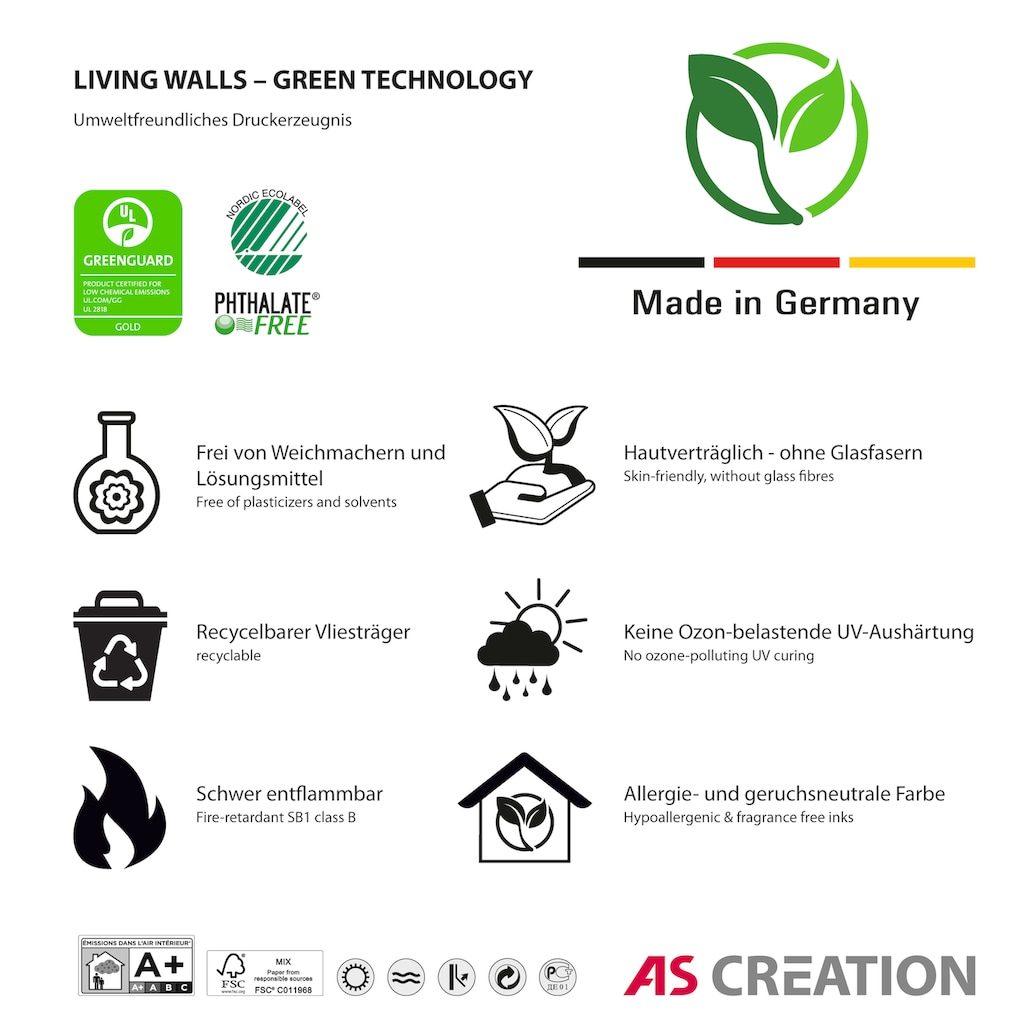 living walls Fototapete »Designwalls Honeycomb 2«, Vlies, Wand, Schräge, Decke