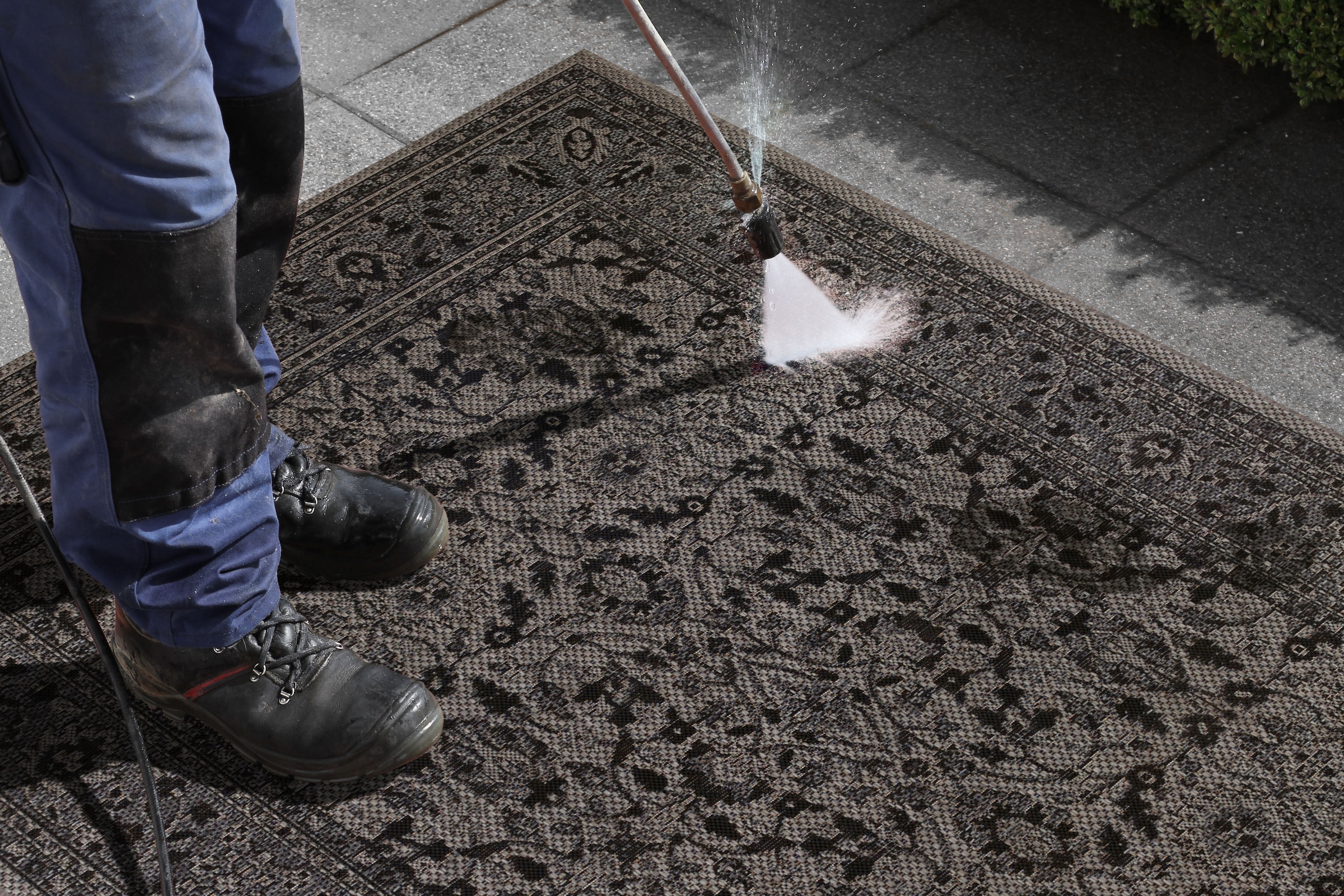 NORTHRUGS Teppich »Konya«, rechteckig, 4 mm Höhe, Orient Optik, Robust, Pflegeleicht, Flachgewebe
