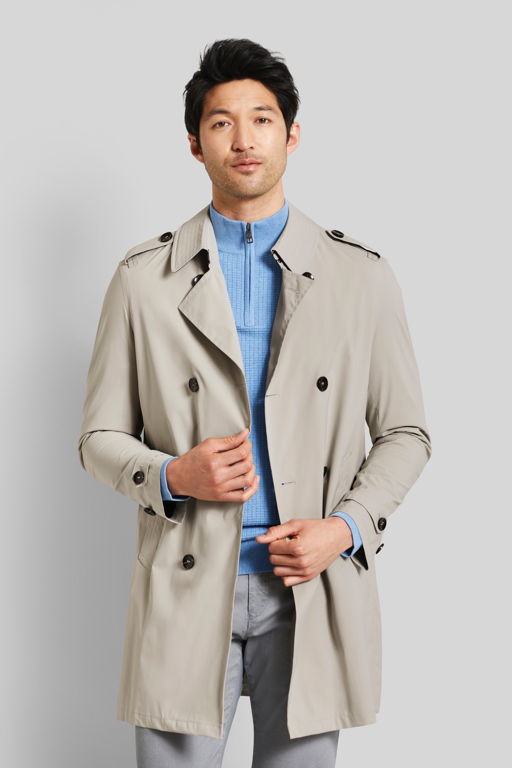 Trenchcoat, mit Taillengürtel