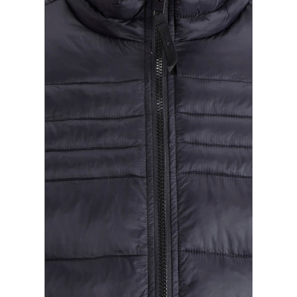 Jack & Jones Steppjacke »HERO PUFFER COLLAR«, ohne Kapuze