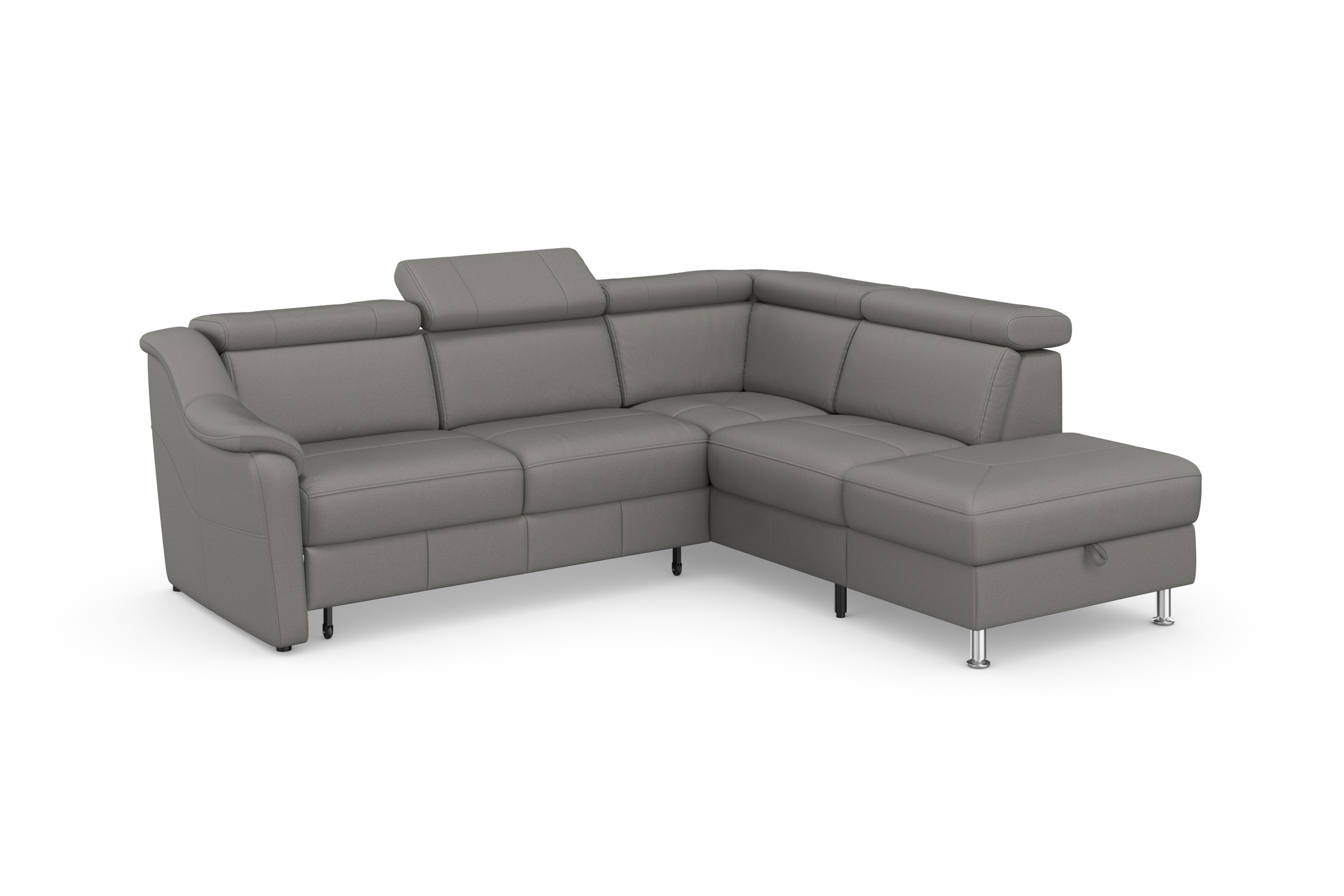 sit&more Ecksofa »Freetown L-Form«, inklusive Kopfteilverstellung und komfortablem Federkern