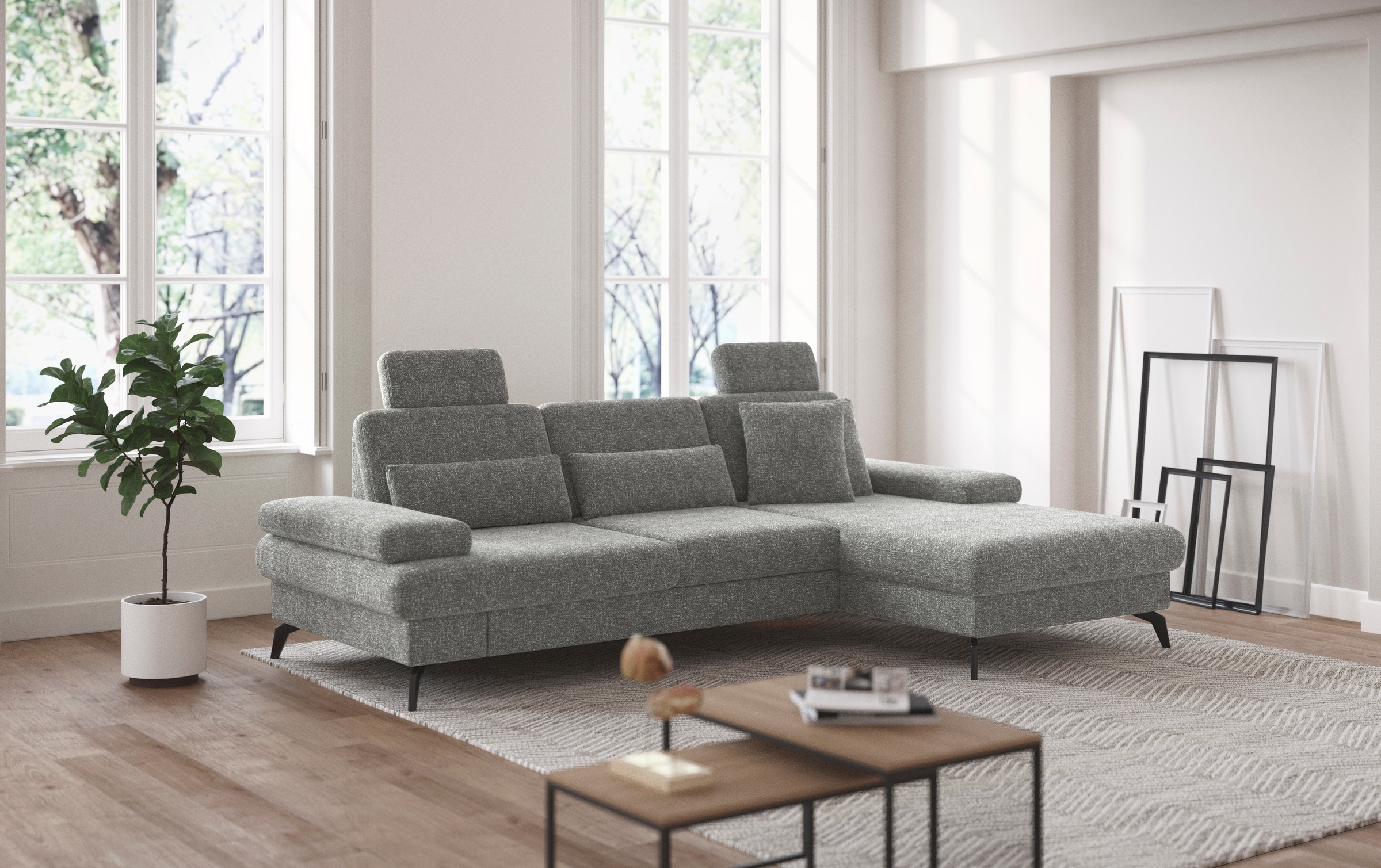 sit&more Ecksofa »Morris L-Form, inkl. Sitztiefenverstellung«, wahlweise mi günstig online kaufen