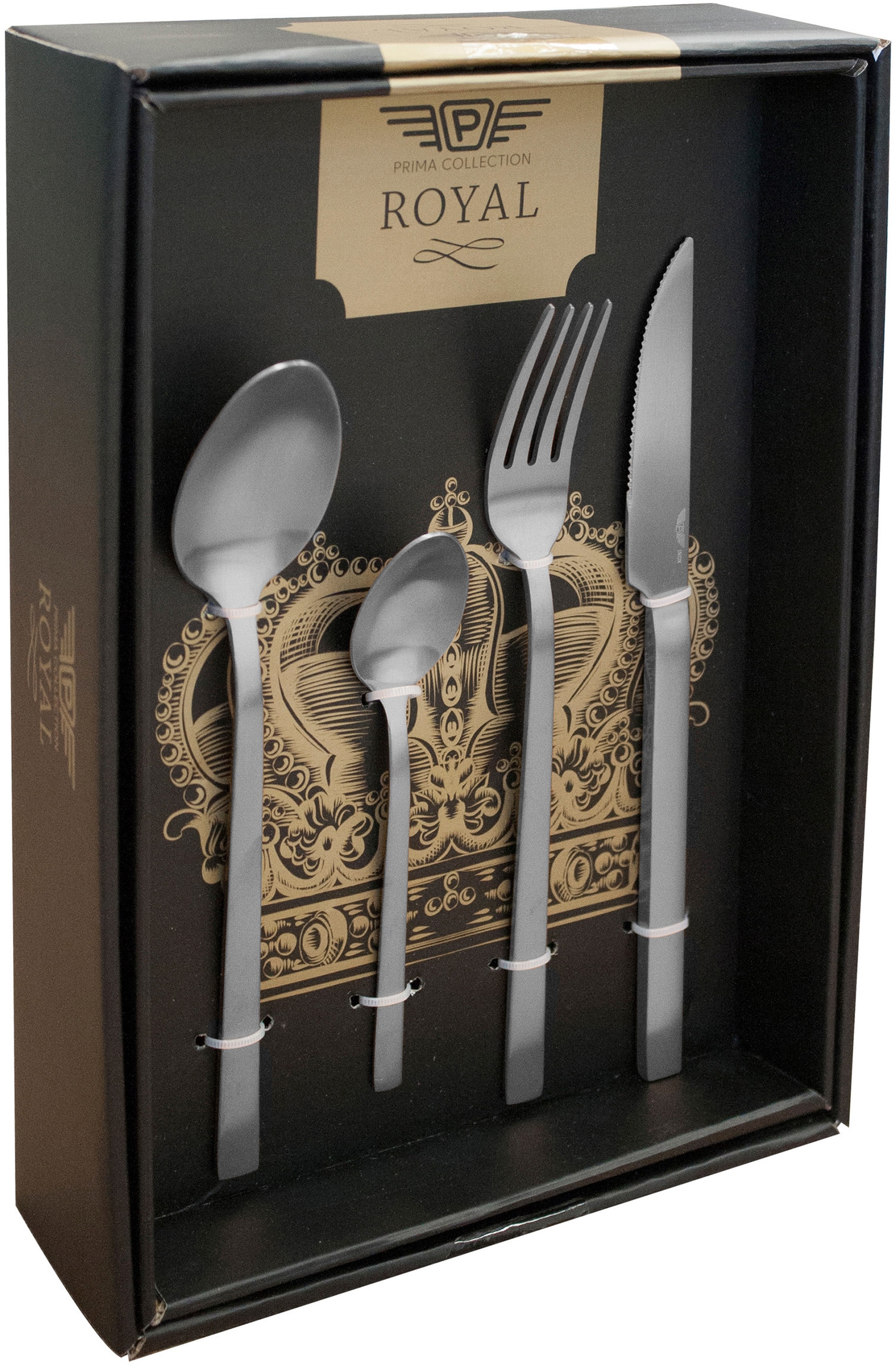 PINTINOX Besteck-Set »DUKE SATIN« in moderner und zeitloser Formgebung