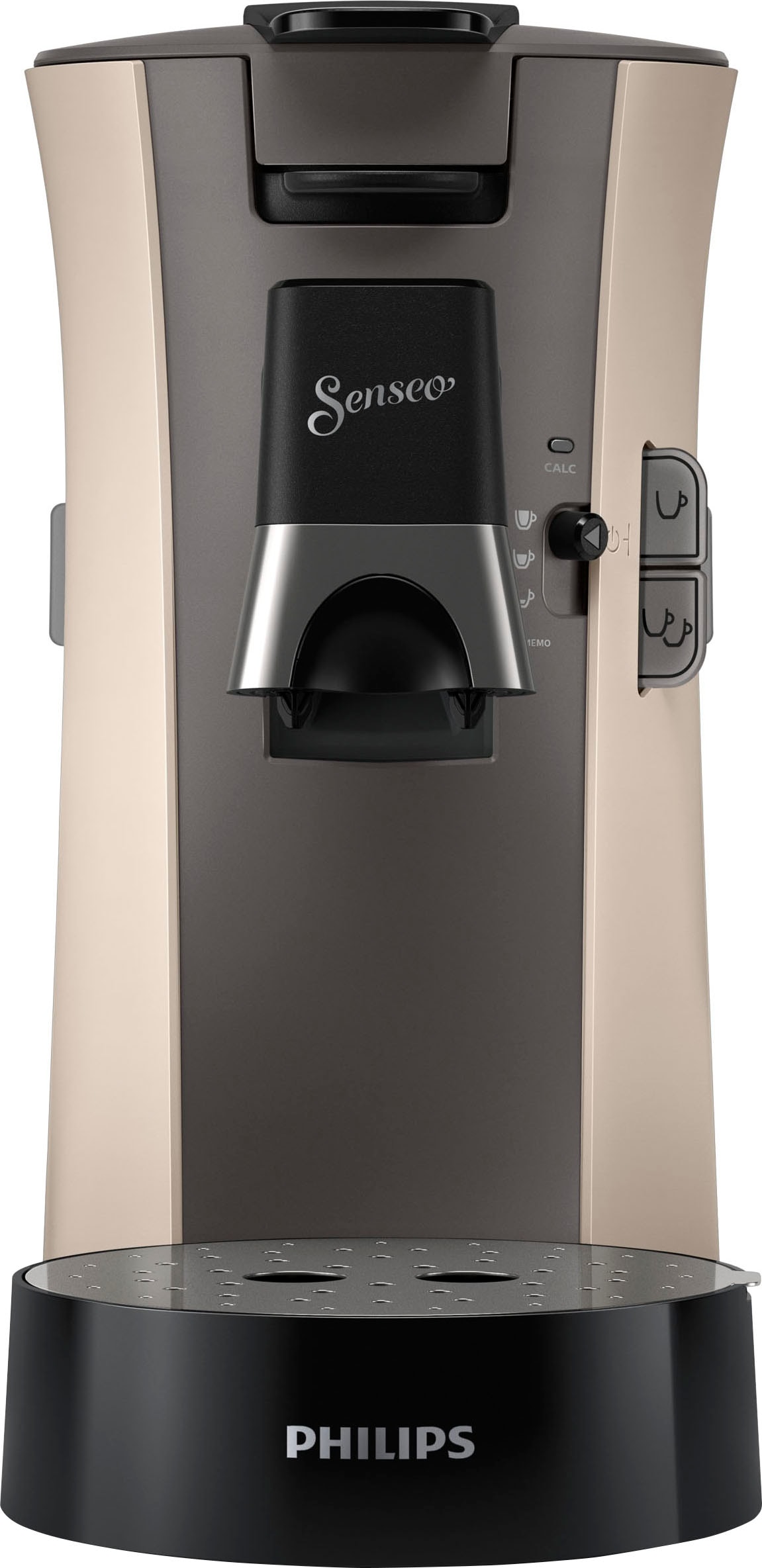 Philips Senseo Kaffeepadmaschine »Select CSA240/30, aus 21% recyceltem Plastik, +3 Kaffeespezialitäten«, Memo-Funktion, inkl. Gratis-Zugaben im Wert von € 14,- UVP