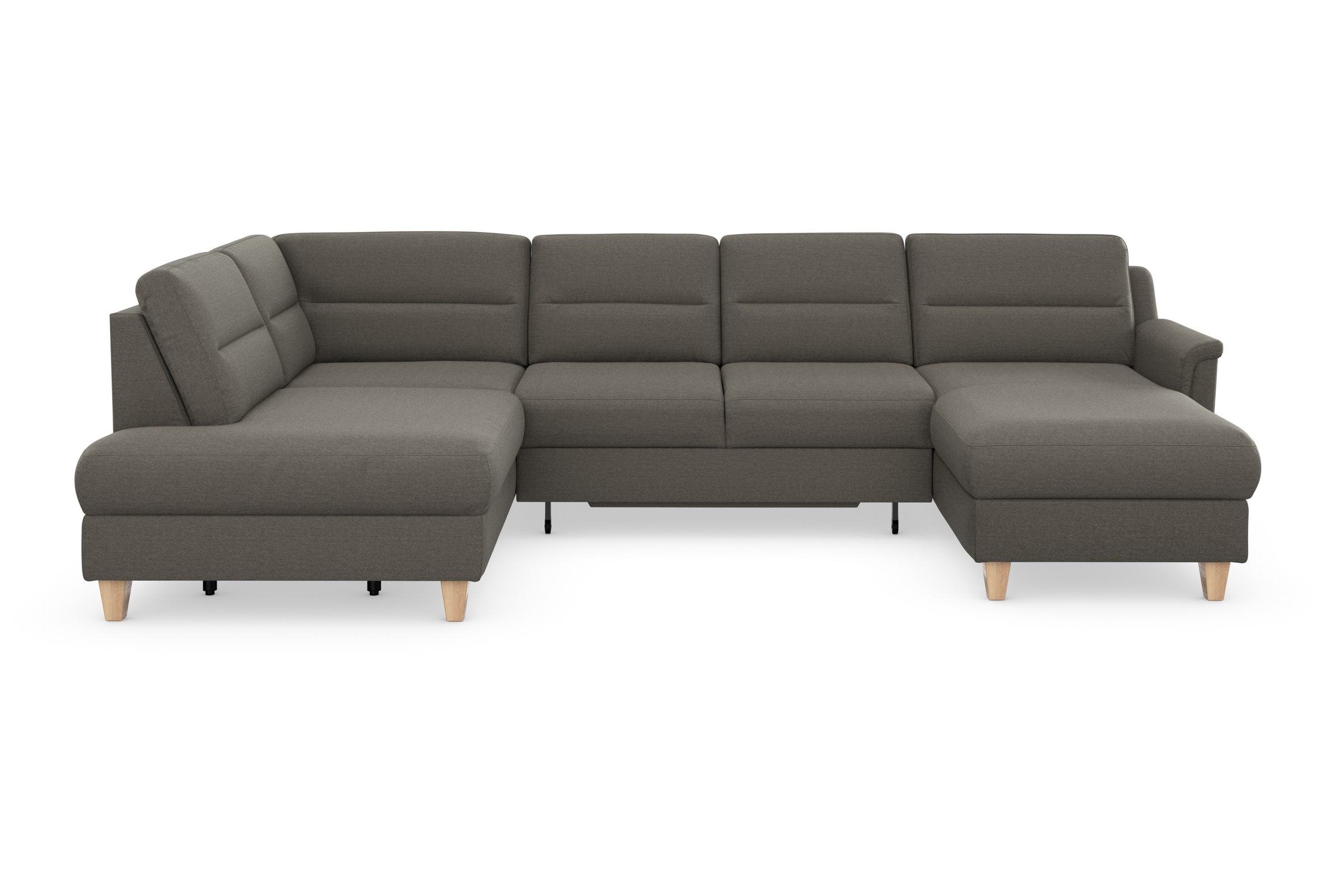 sit&more Wohnlandschaft »Farö U-Form«, inklusive Federkern, wahlweise mit Bettfunktion und Bettkasten