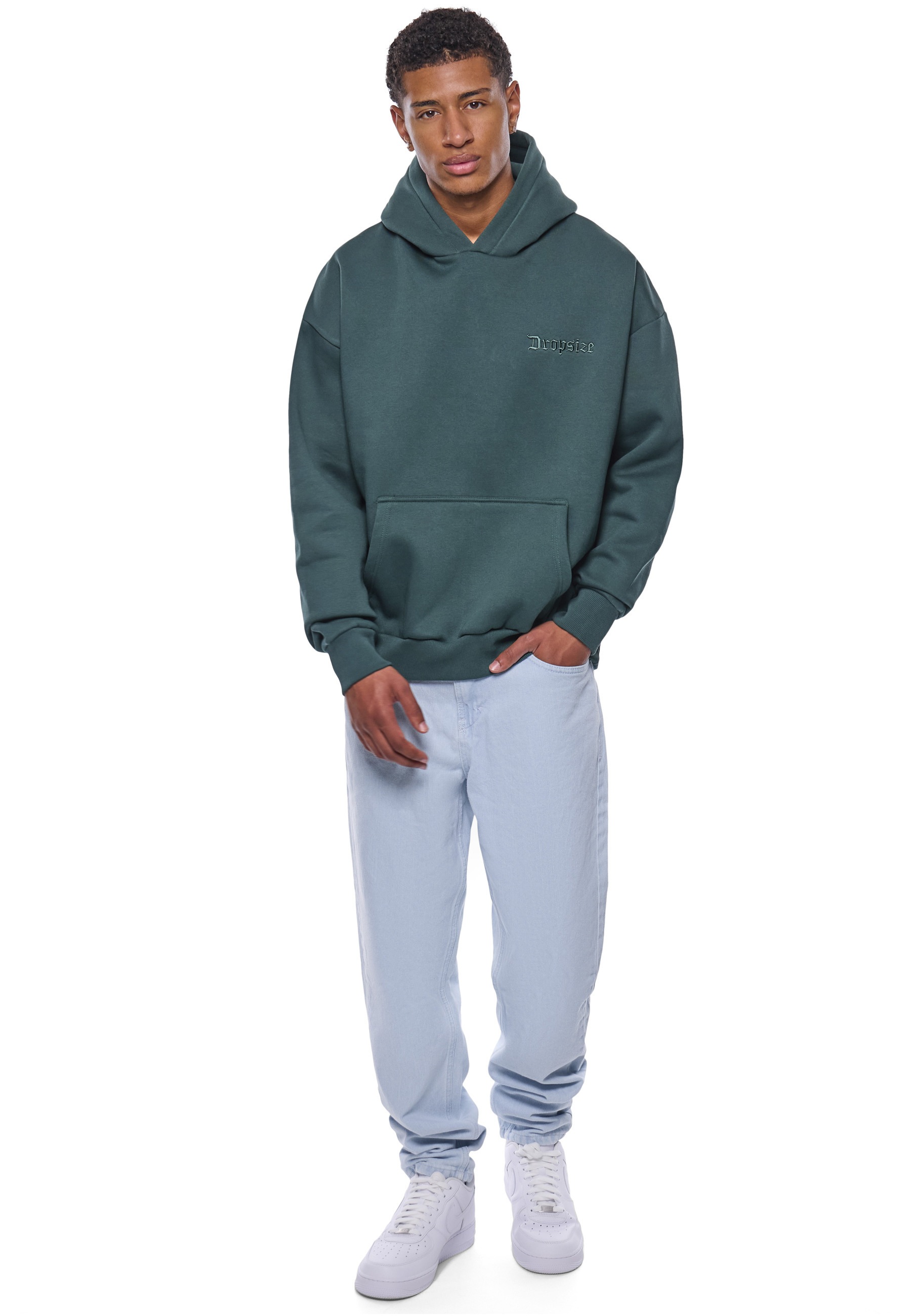 Dropsize Kapuzenpullover »Dropsize HEAVY OVERSIZE EMBO HOODIE« 1 Stk.