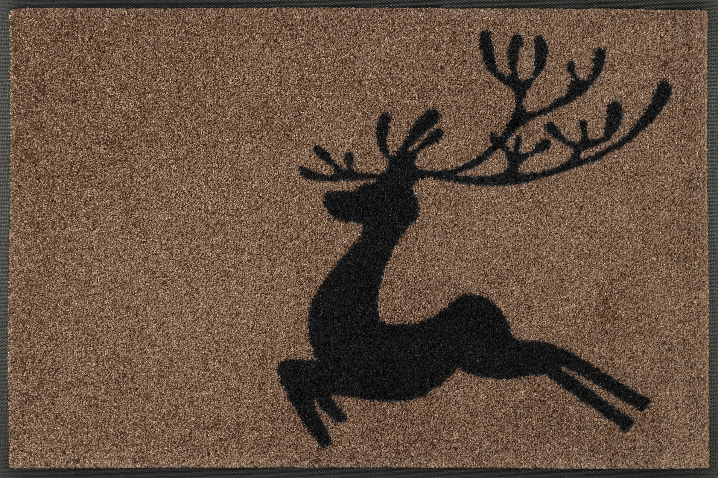 wash+dry by Kleen-Tex Fußmatte »Jumping Deer«, rechteckig, 7 mm Höhe