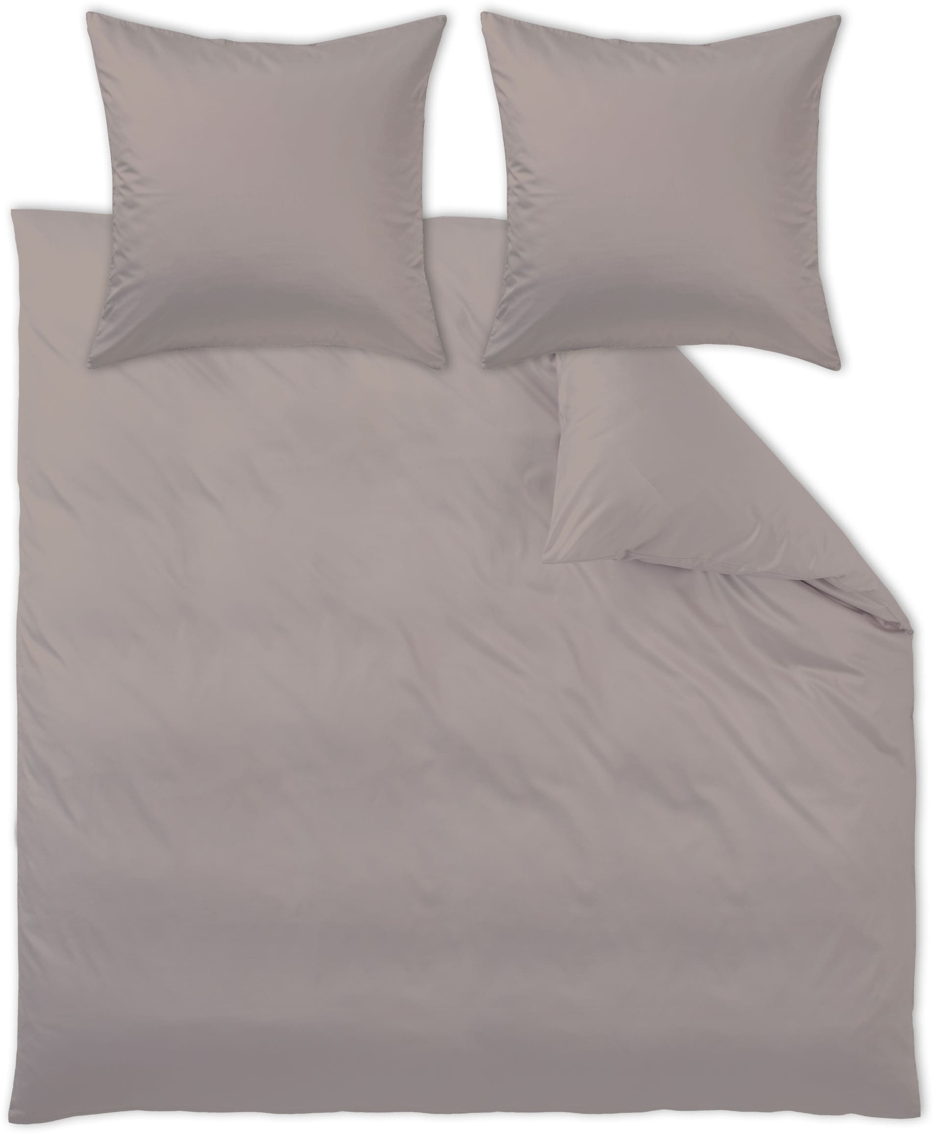 Curt Bauer Bettwäsche »Uni-Mako-Satin aus 100% Baumwolle, Bett- und Kopfkis günstig online kaufen
