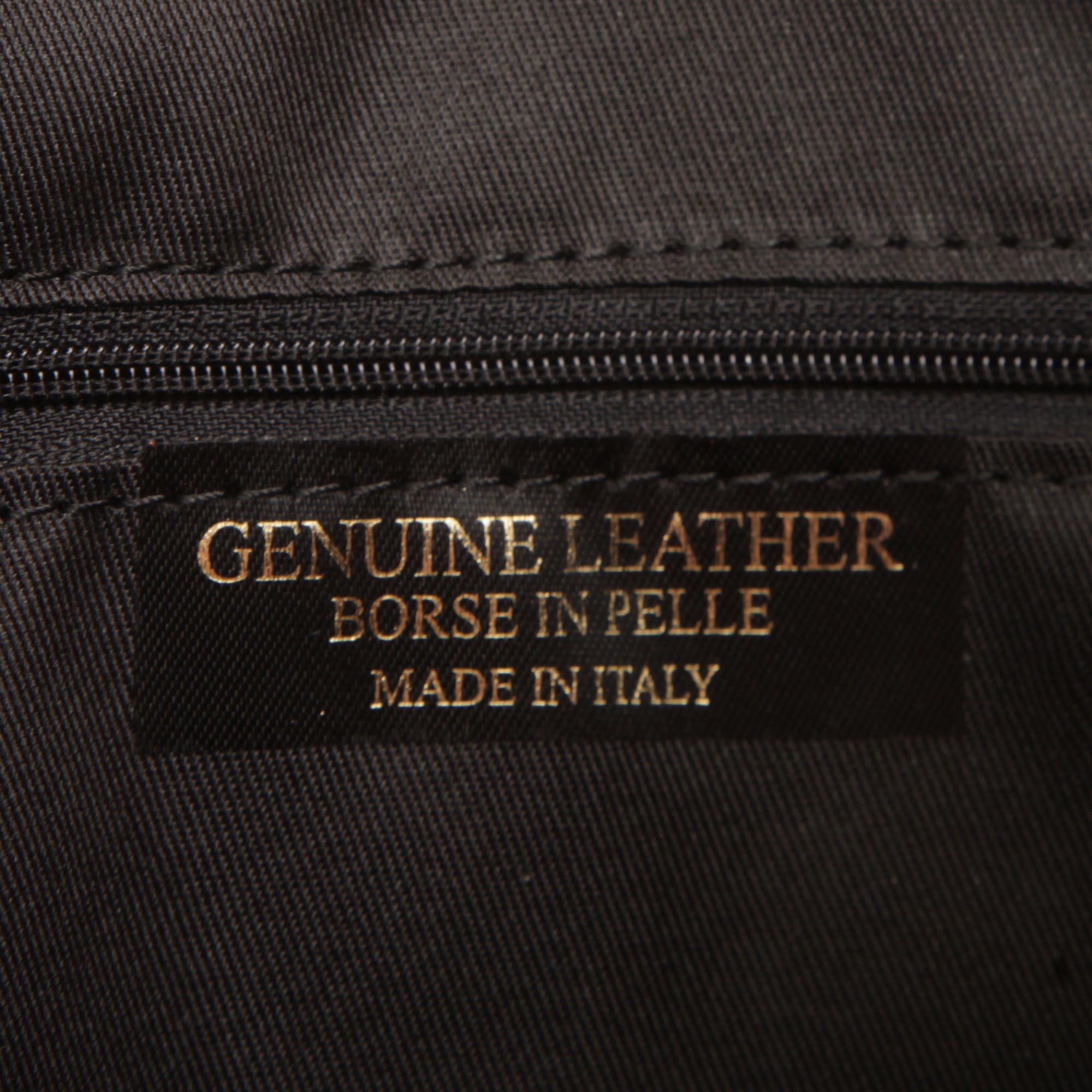 Cluty Henkeltasche, echt Leder, Made in Italy