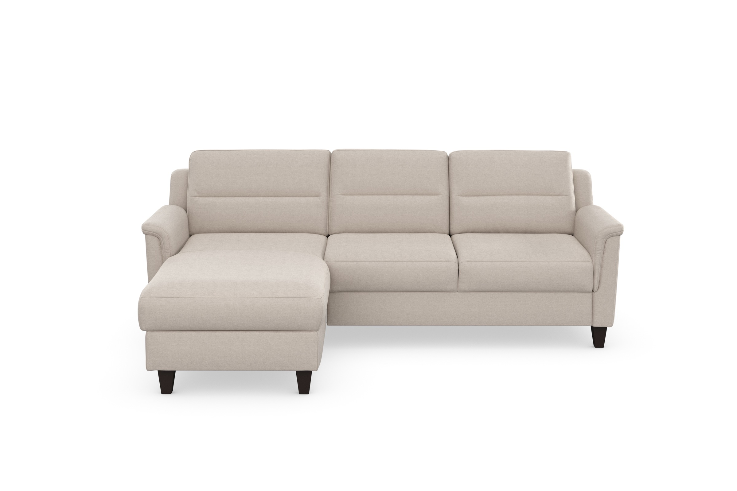 sit&more Ecksofa »Farö L-Form«, inklusive Federkern, wahlweise mit Bettfunktion und Bettkasten