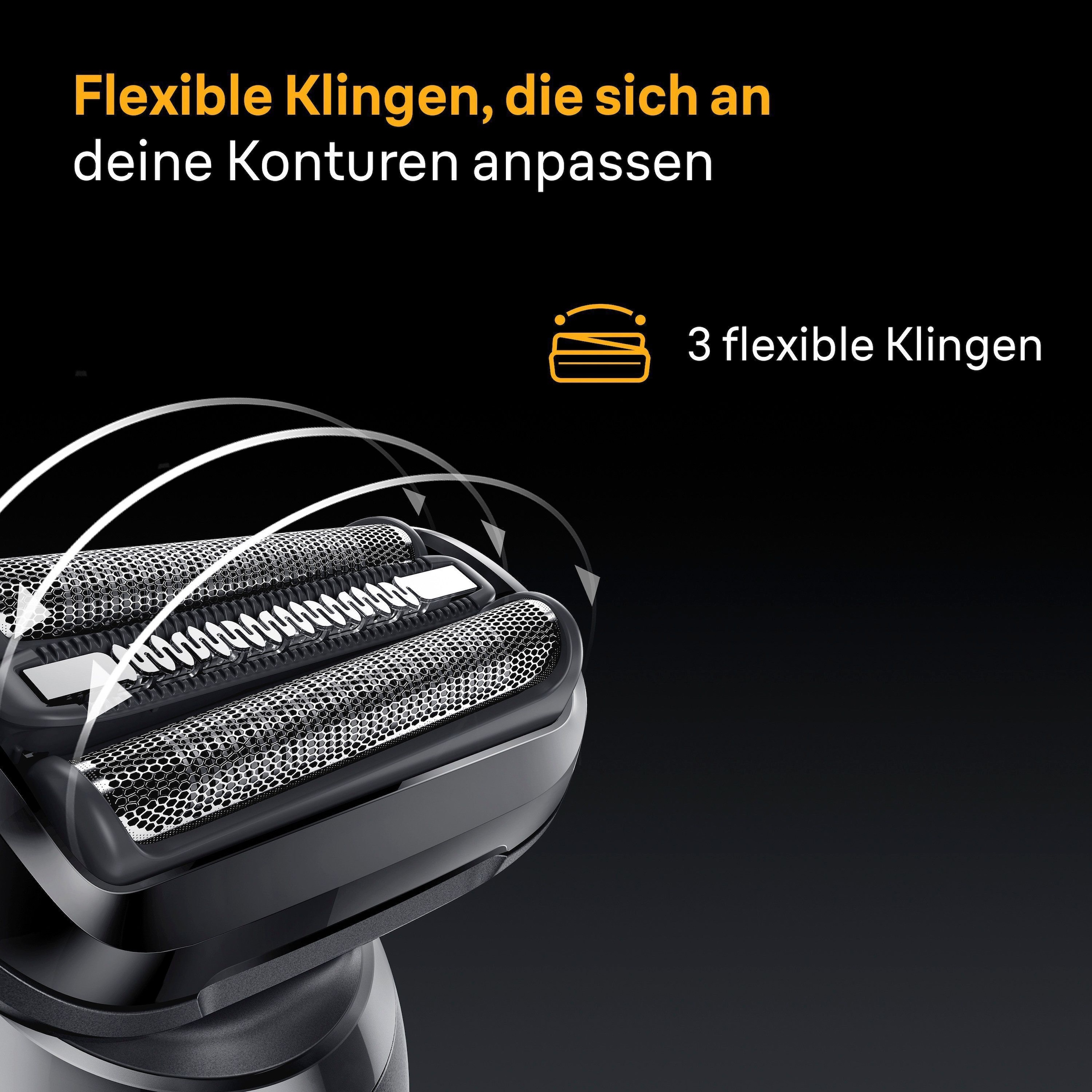 Braun Elektrorasierer »Series 5 52-N1200s« 1 Stk. Aufsätze 100% wasserdicht, Präzisionstrimmer-Aufsatz, Bis zu 50 Min