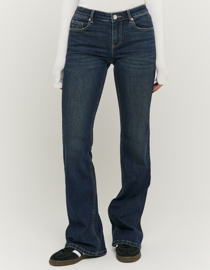 Tally Weijl Bootcut-Jeans »SPADESASSY2« Baumwollmischung, Low Waist