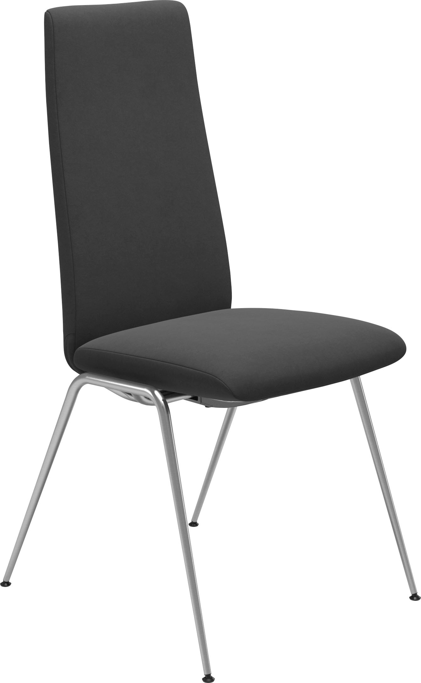 Stressless® Polsterstuhl »Laurel«, Microfaser DINAMICA, High Back, Größe M, mit Beinen aus Stahl in Chrom glänzend
