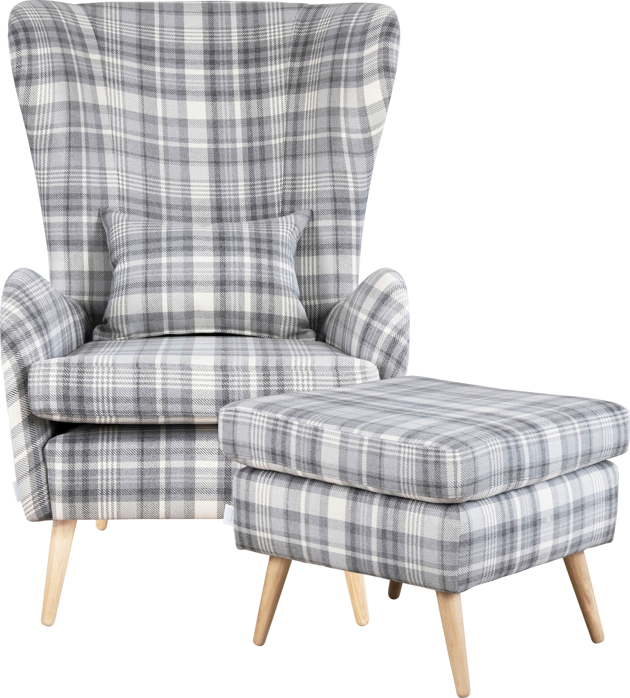 Home affaire Polstergarnitur »Charles« groß und gemütlich im moderner Optik günstig online kaufen