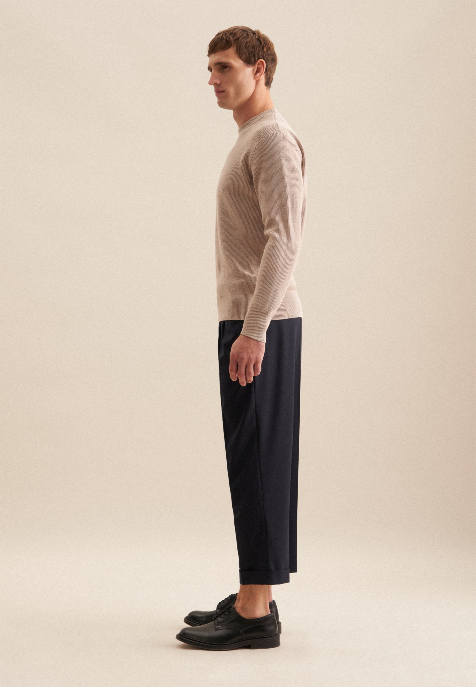 seidensticker Strickpullover, Rundhals Uni