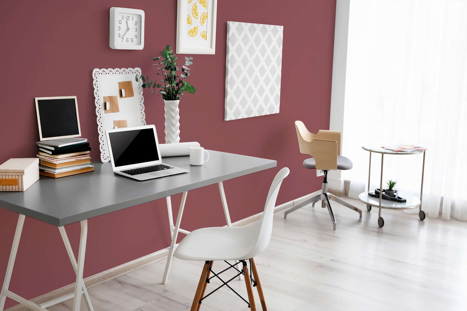 A.S. Création Wand- und Deckenfarbe »Seidenmatt Innenfarbe THE COLOR KITCHEN« für Wohnzimmer Schlafzimmer Flur Küche, versch. Rottöne