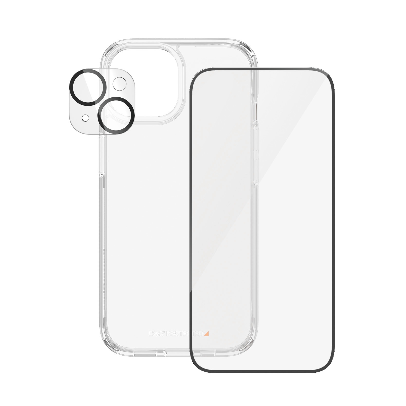 PanzerGlass Displayschutzglas »3-in-1-Pack Screen, Camera Protector und Cover«, für iPhone 15