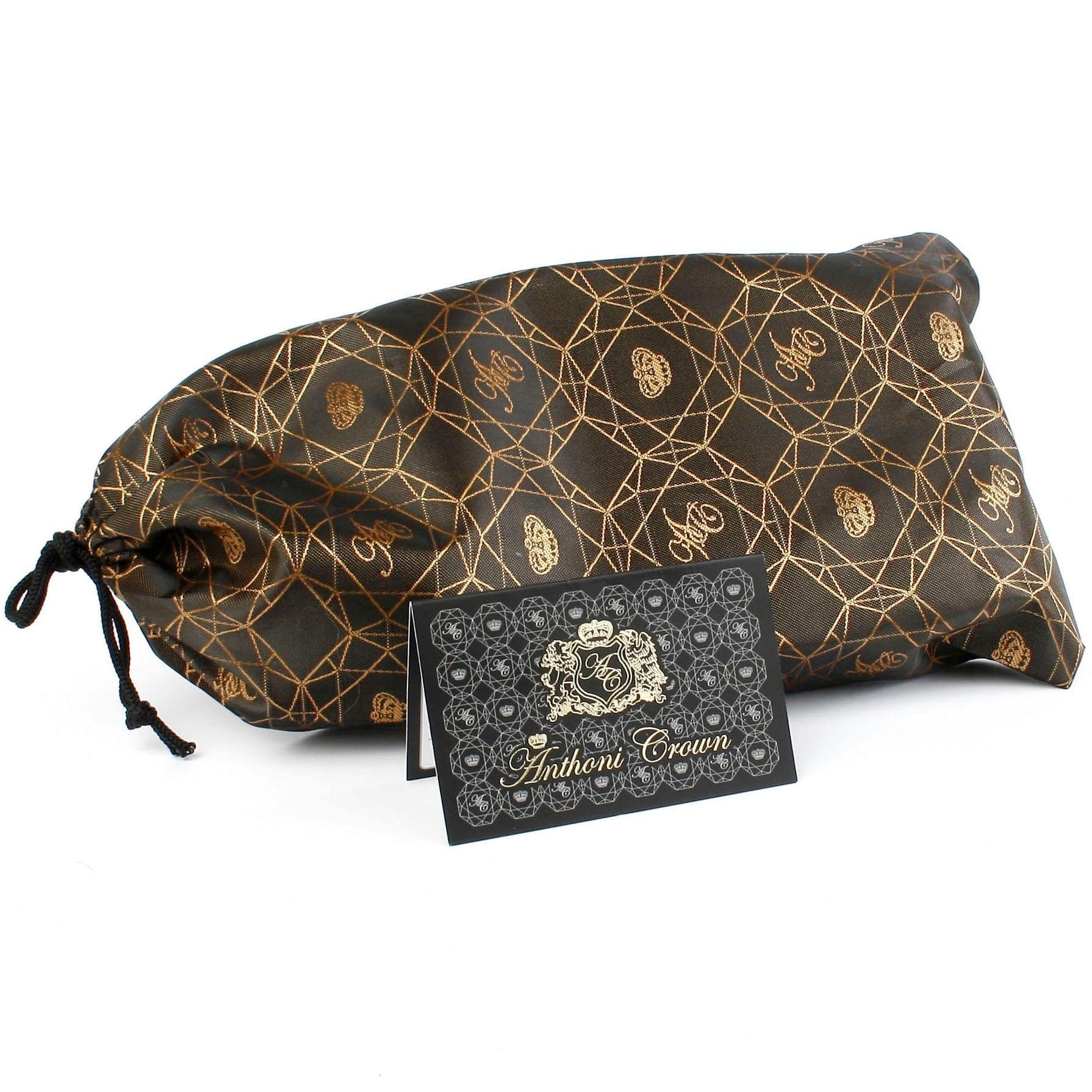 Anthoni Crown Ledergürtel Schließe in Bicolor-Optik