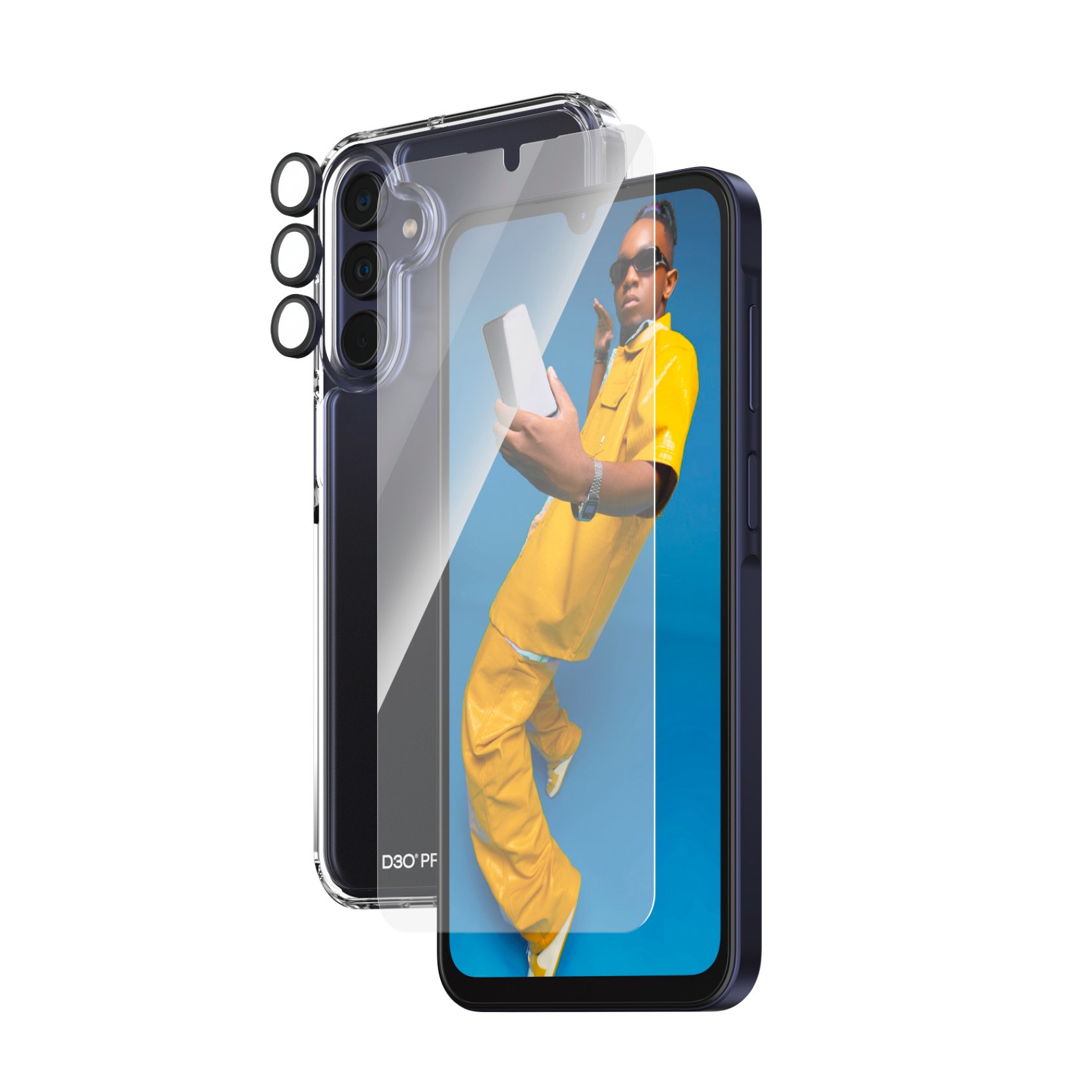 PanzerGlass Displayschutzglas »3-in-1 Bundle Set Ultra Wide Fit mit D3O« fü günstig online kaufen