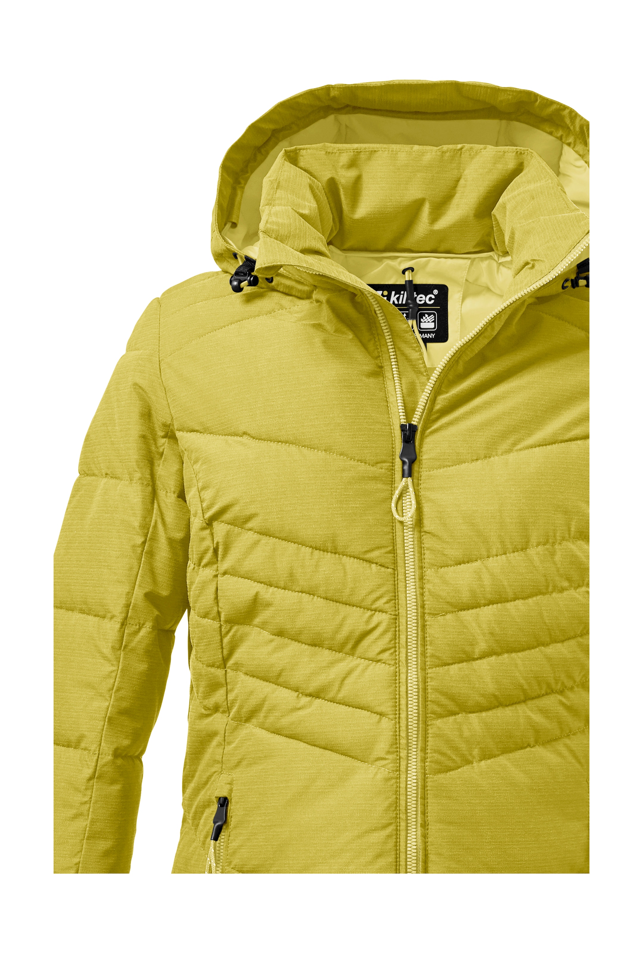 Killtec Steppmantel »KOW 150 WMN QLTD PRK«, Wasserabweisender Parka mit 2-Wege-Reißverschluss und Kapuze