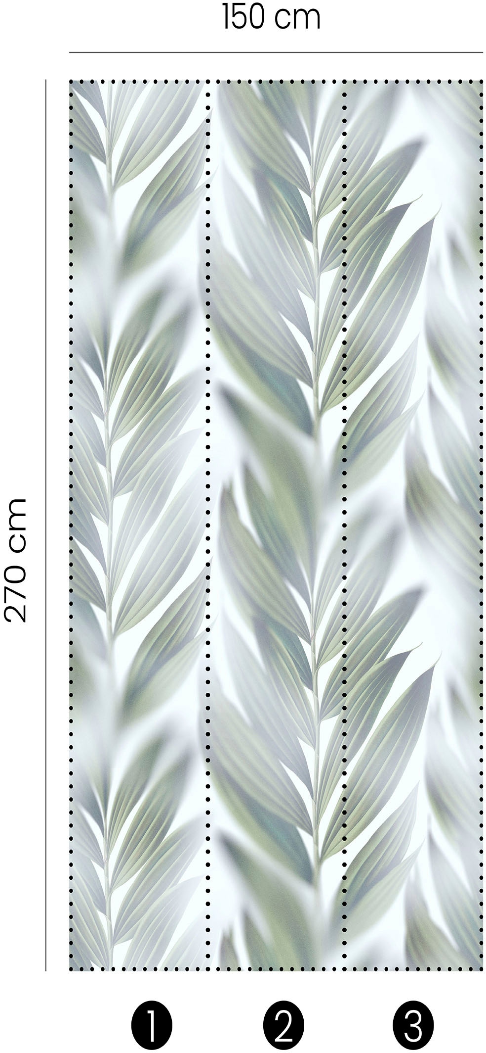 Fashion for walls Fototapete »Fiona« geblümt glatt Phthalate frei