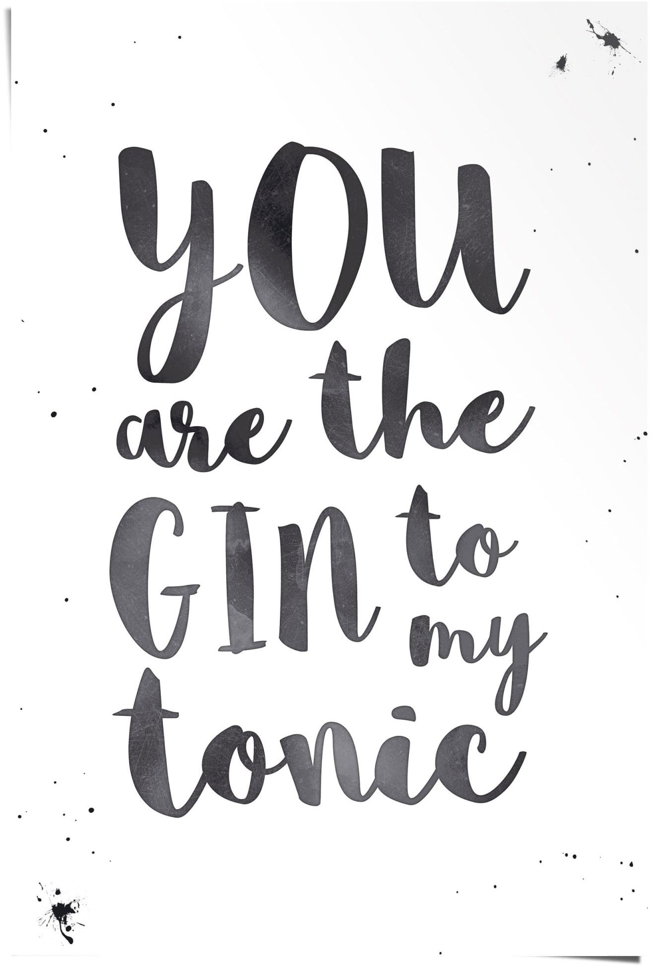 Reinders! Poster »Gin Tonic Love«, (1 St.) auf Raten bestellen
