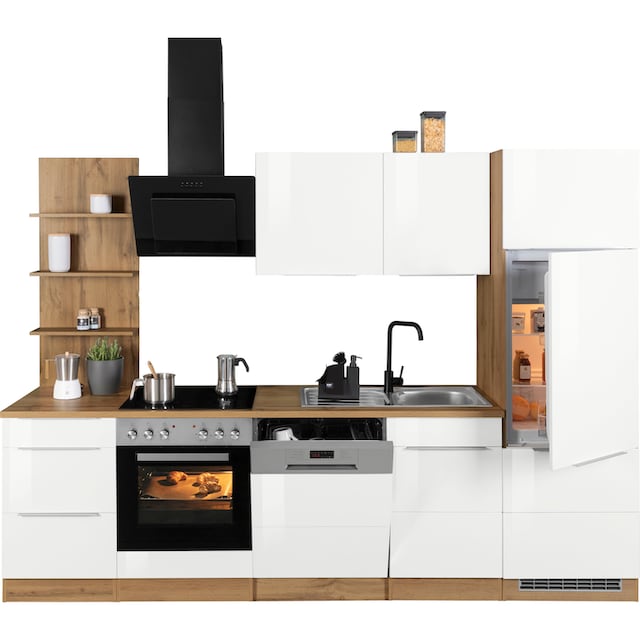 HELD MÖBEL Küchenzeile »Brindisi«, mit E-Geräten, Breite 280 cm bestellen