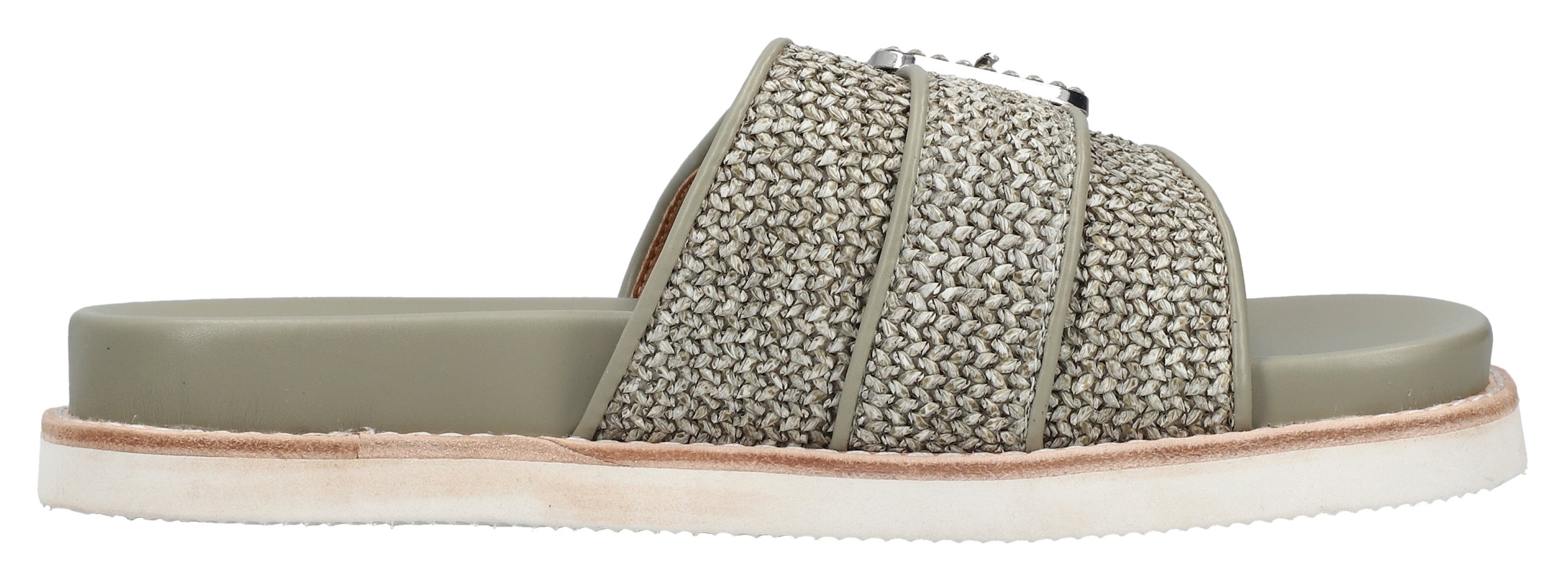 Rieker Pantolette, Sommerschuh, Strandschuh mit praktischem Klettverschluss