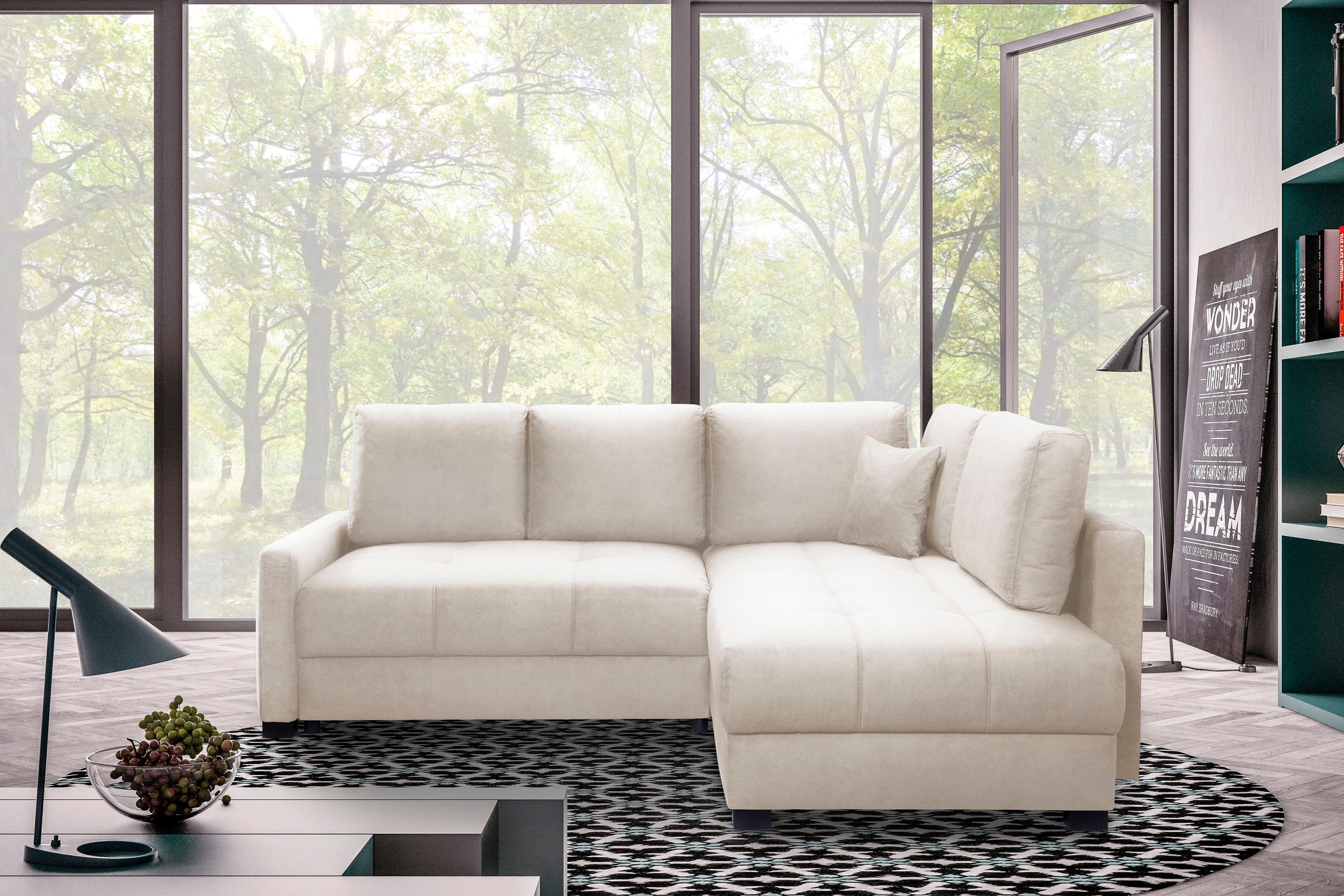 exxpo - sofa fashion Ecksofa »Chester, Boxspring Federkern-Polsterung, bequ günstig online kaufen