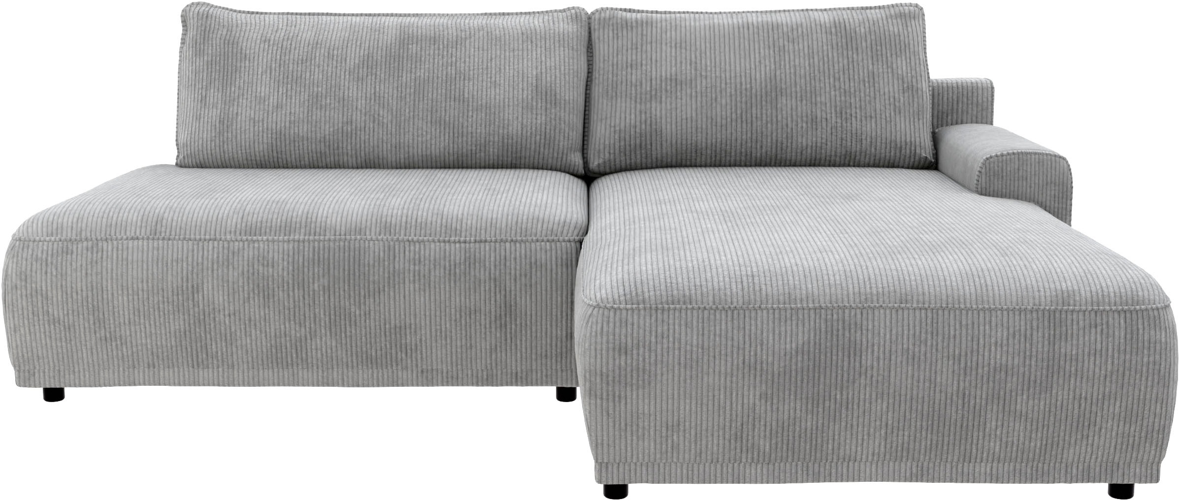 TRENDMANUFAKTUR Ecksofa »Fordon II, Schlafsofa mit Bettkasten, Couch in L-F günstig online kaufen