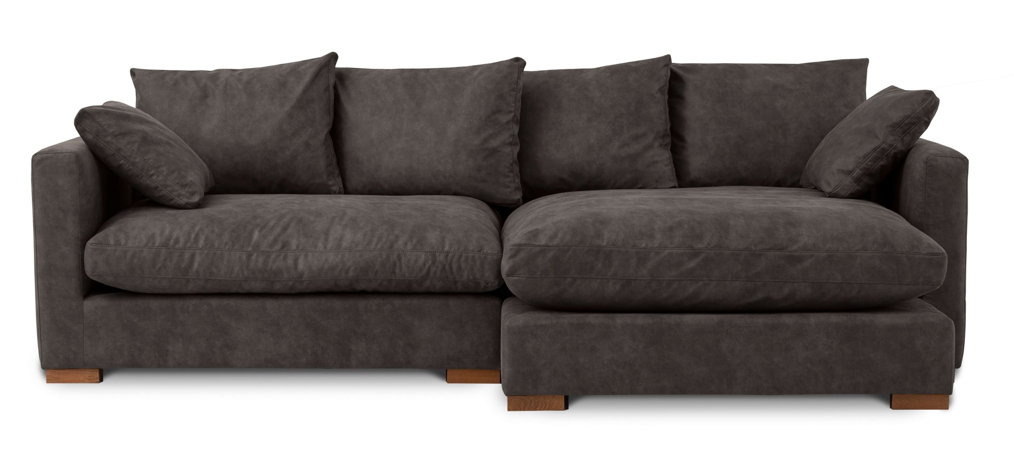Home affaire Ecksofa »Coray«, Breite 266 cm, extra weich und kuschelig, mit Federn und Daunen