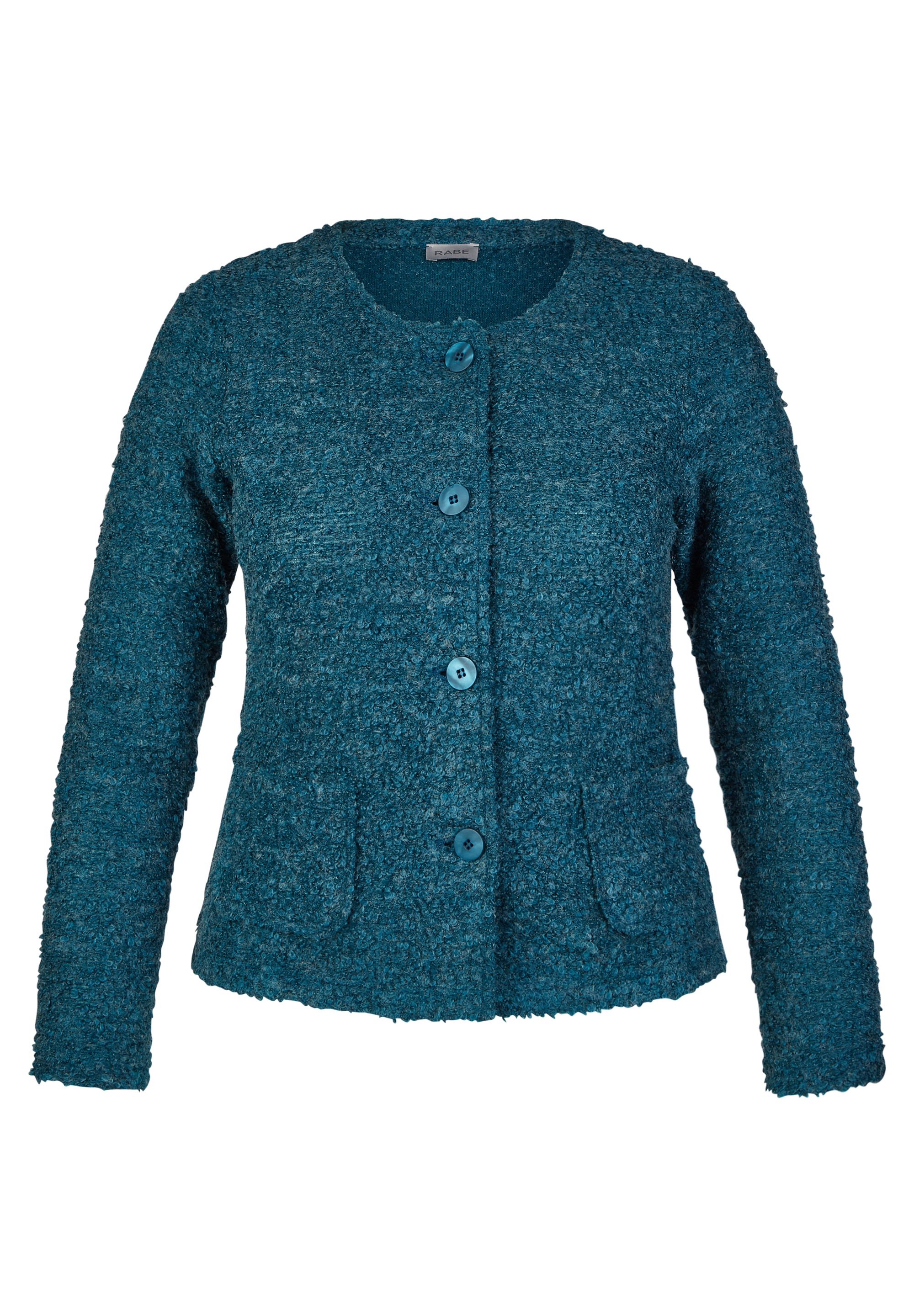Rabe Strickjacke mit Taschen