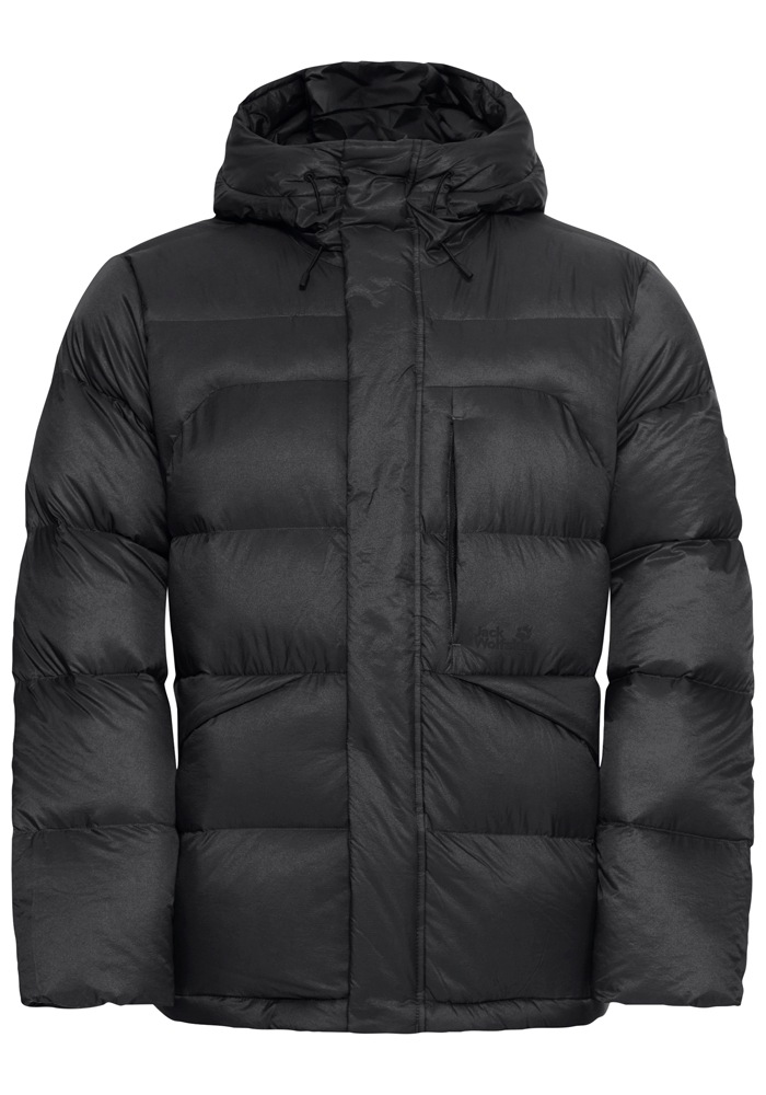 Jack Wolfskin Daunenjacke »ICY HILL JKT M RDS«, mit Kapuze