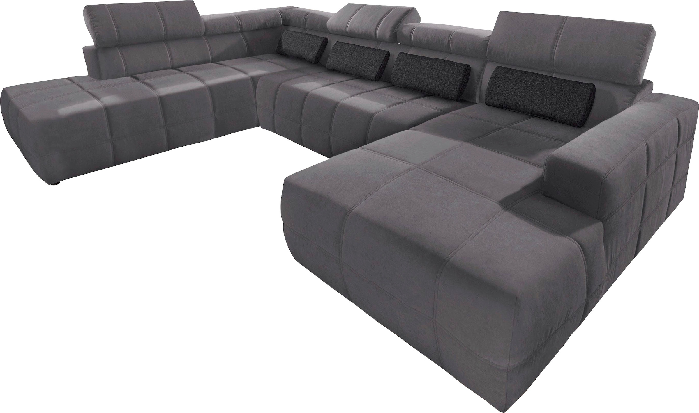 DOMO collection Wohnlandschaft »Brandon, whlw. mit Sitztiefenverstellung, w günstig online kaufen