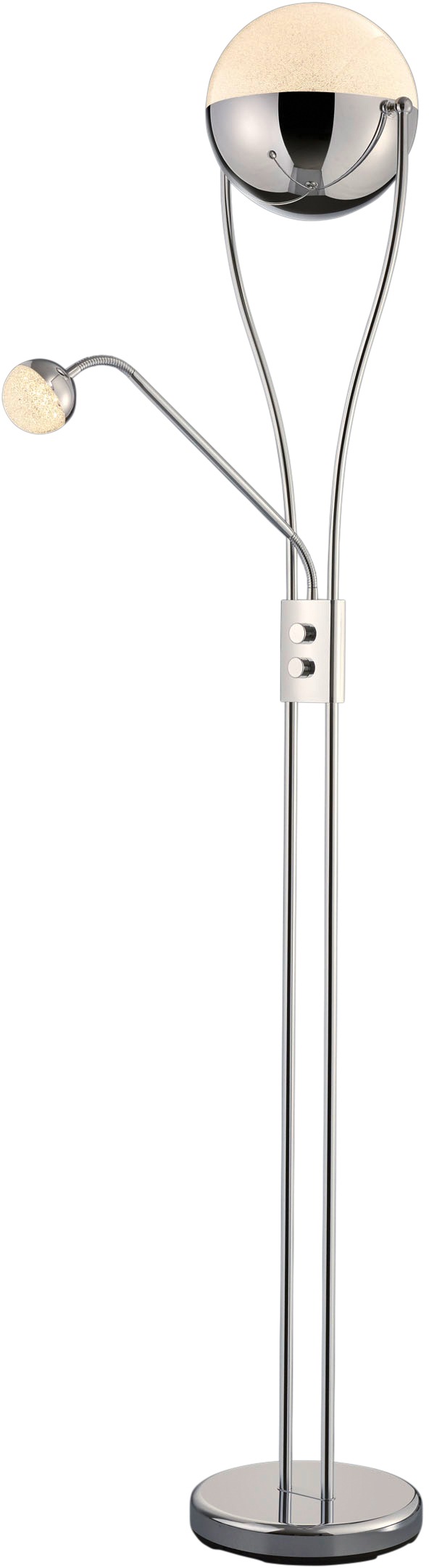 TRIO Leuchten LED Stehlampe »Chris«, 2 flammig, Leuchtmittel LED-Modul   LE günstig online kaufen