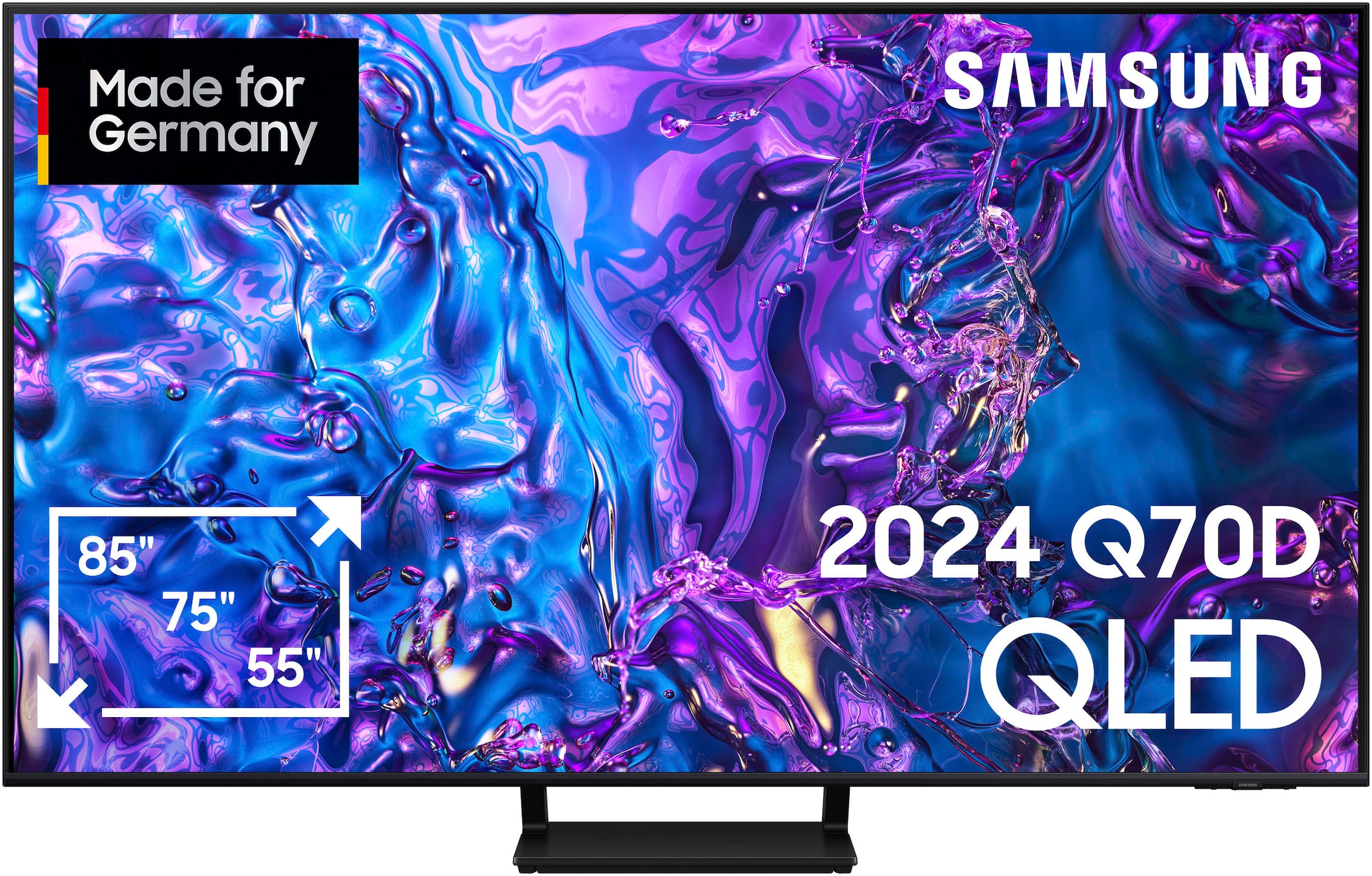 Samsung QLED-Fernseher, 138 cm/55 Zoll, 4K Ultra HD, Smart-TV