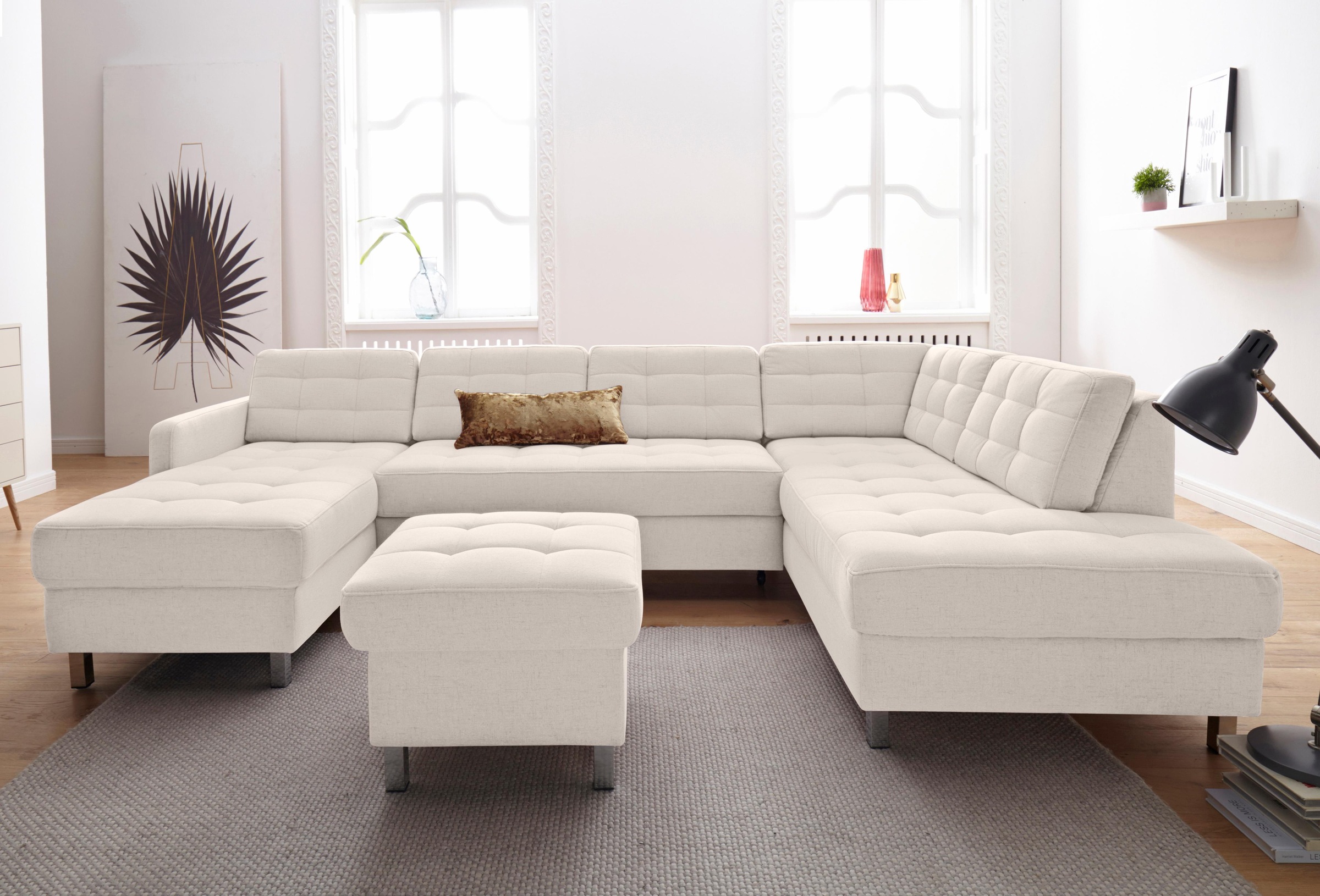 sit&more Polsterhocker »Picasso«, mit Stauraumfach