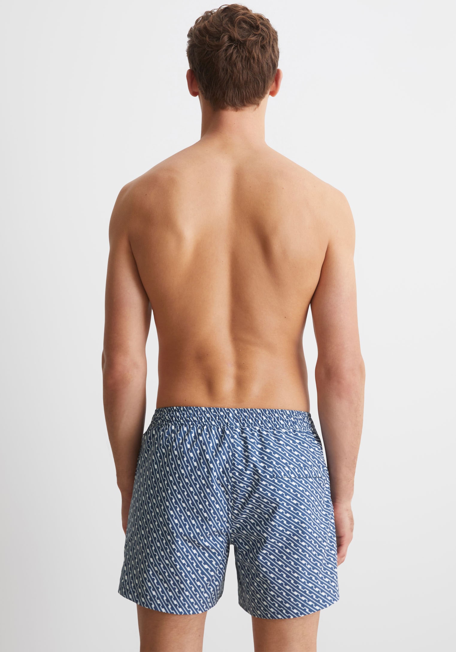 Marc O'Polo Badeshorts »Mini Geo Print«, mit anpassbarem Kordelzug